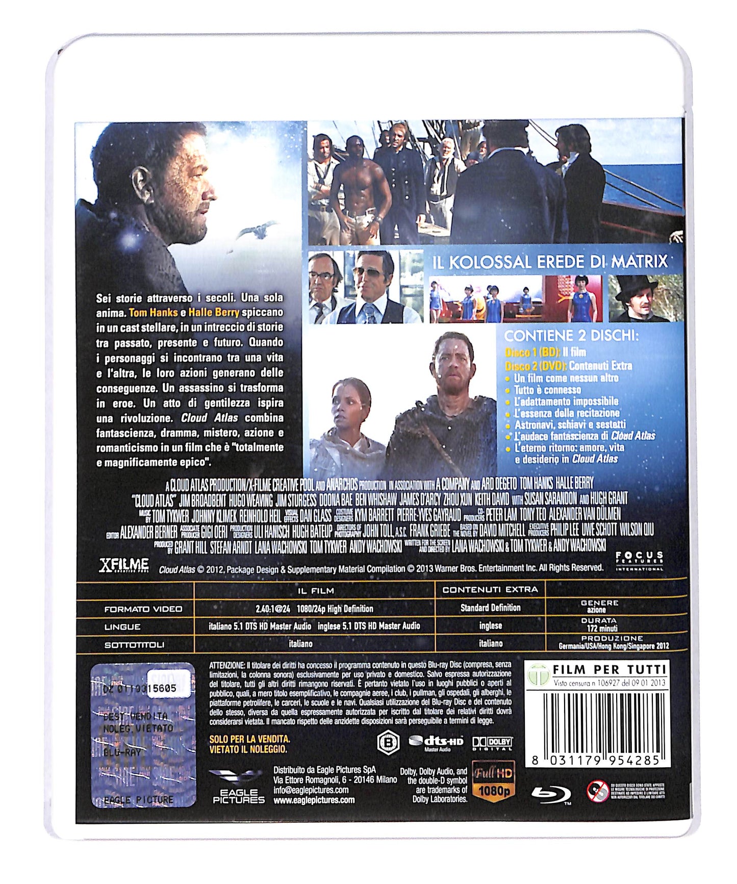 EBOND Cloud Atlas tutto e connesso BLURAY DB690739