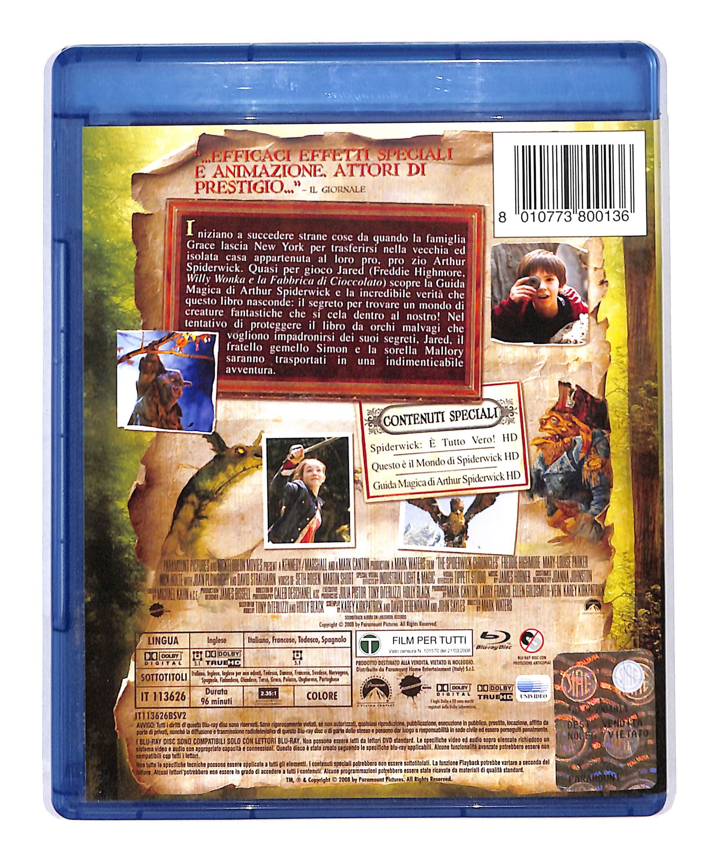 EBOND Spiderwick - Le cronache BLURAY DB690755