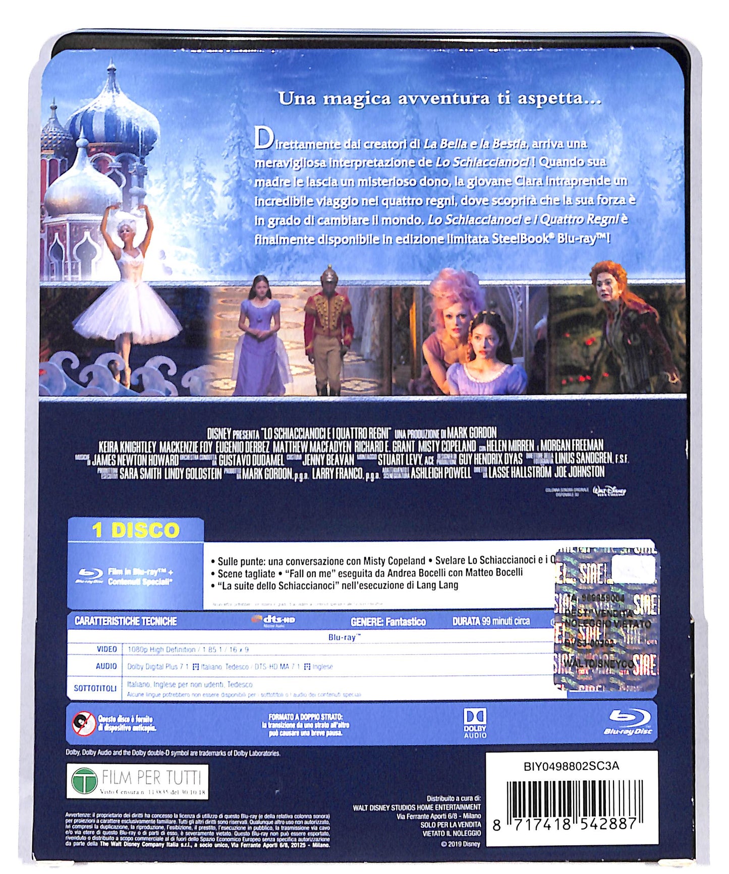 EBOND lo Schiaccianoci e i Quattro Regni STEELBOOK BLURAY DB690759