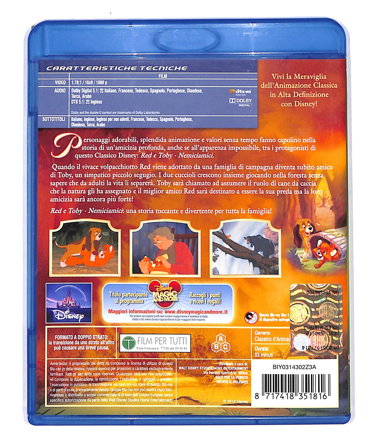 EBOND Red e Toby nemiciamici BLURAY DB690760