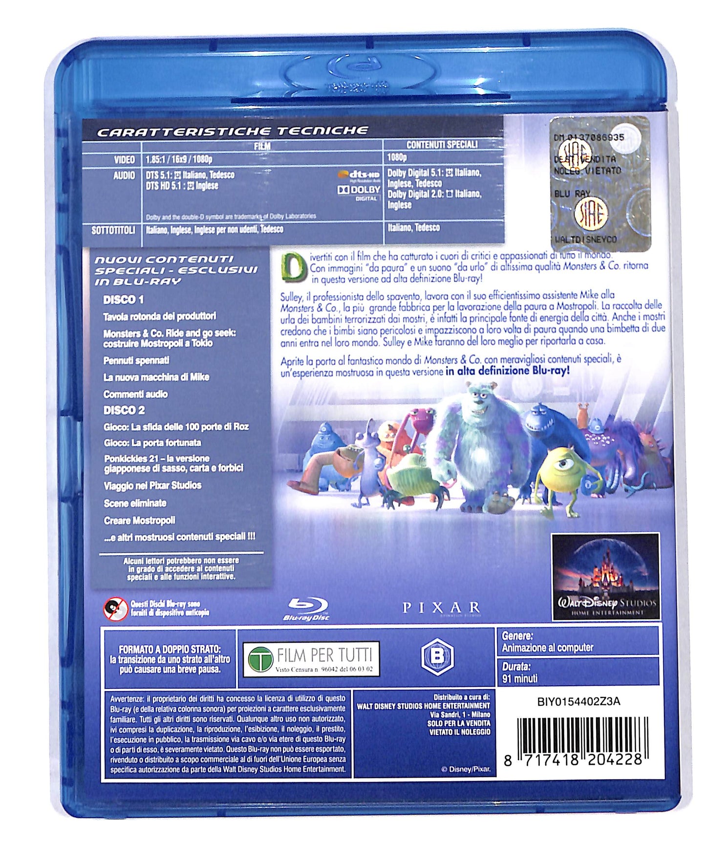 EBOND Monsters e Co BLURAY DB690764