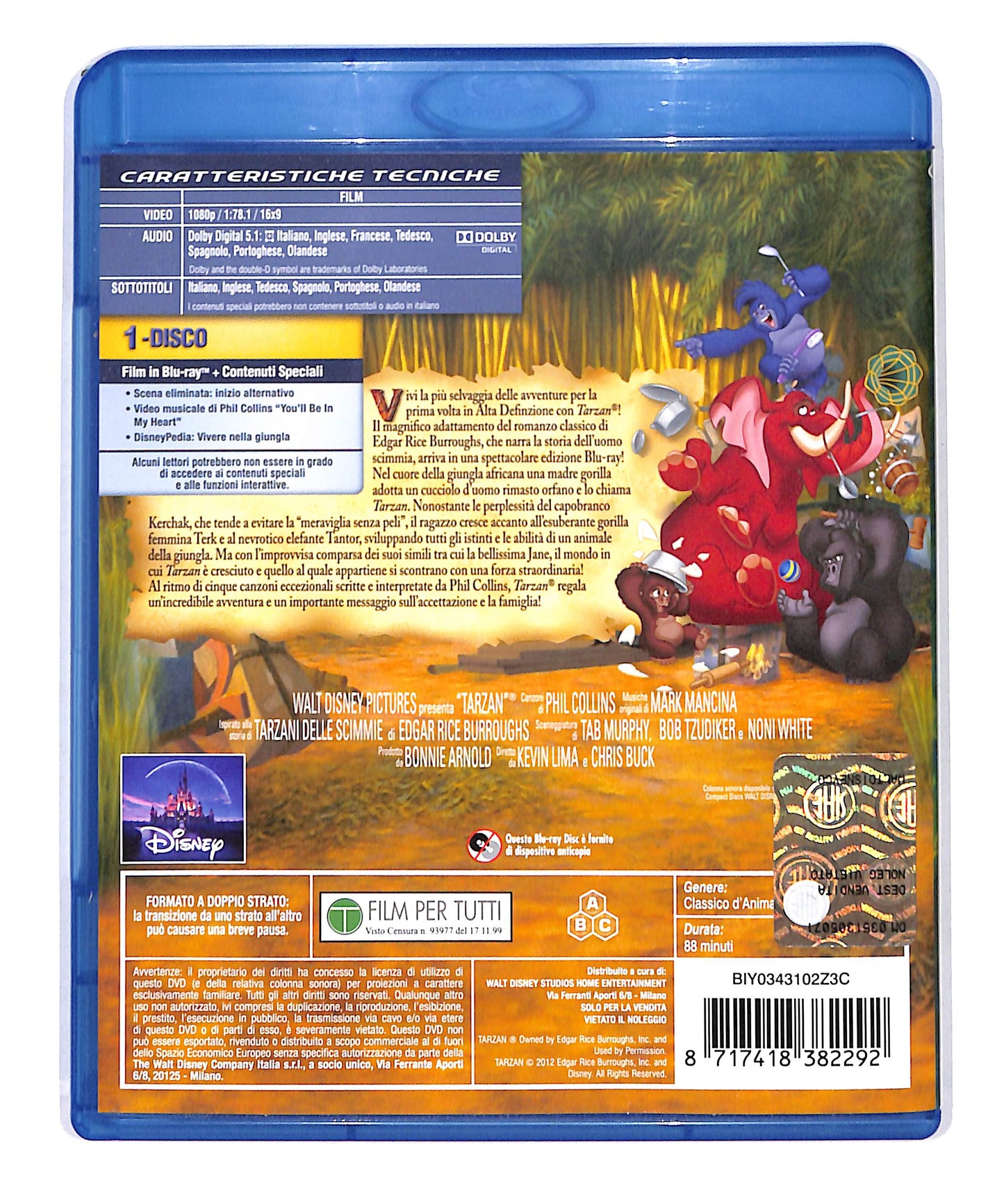 EBOND Tarzan BLURAY DB690765