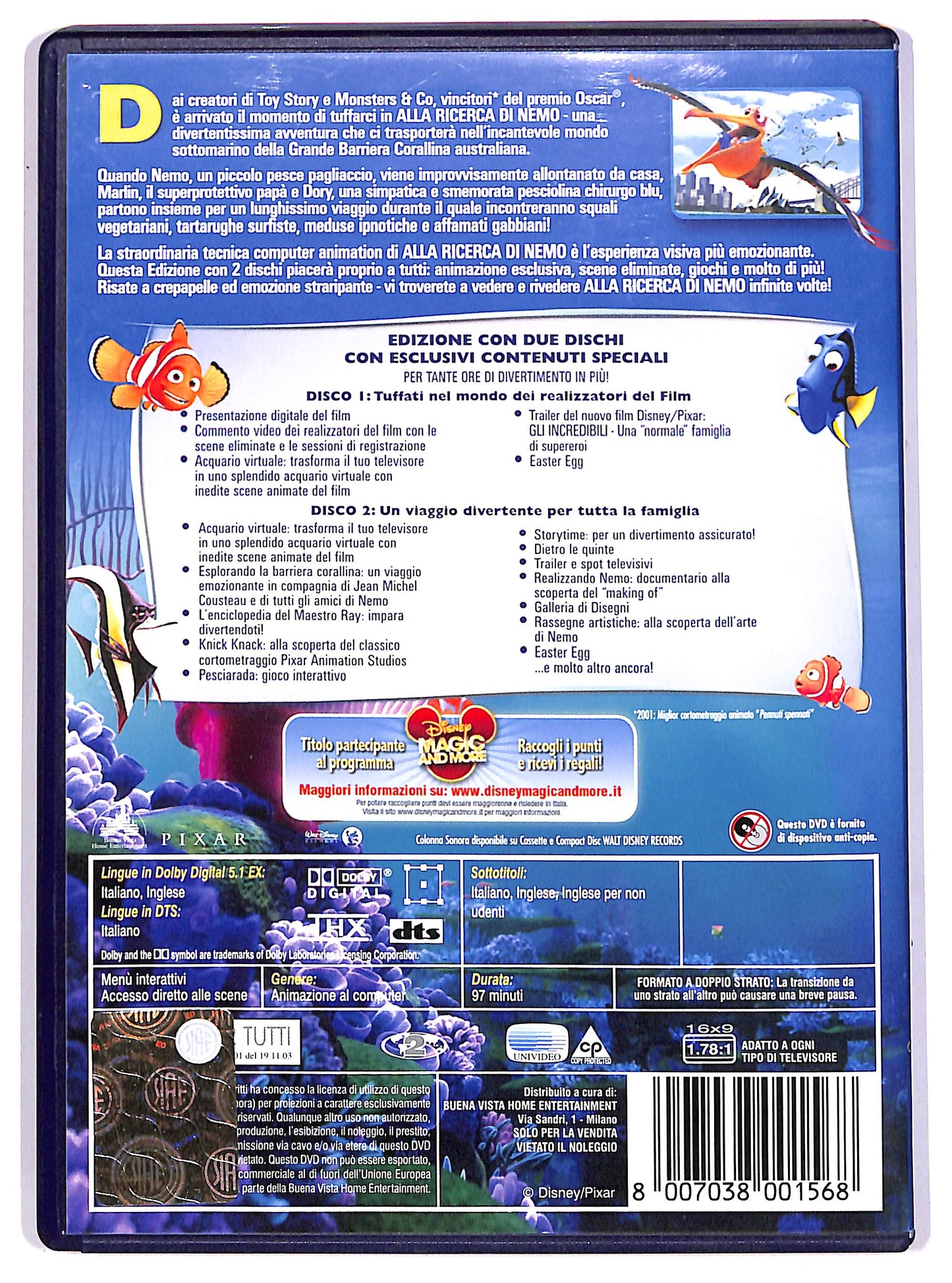 EBOND Alla ricerca di Nemo DVD DB690911