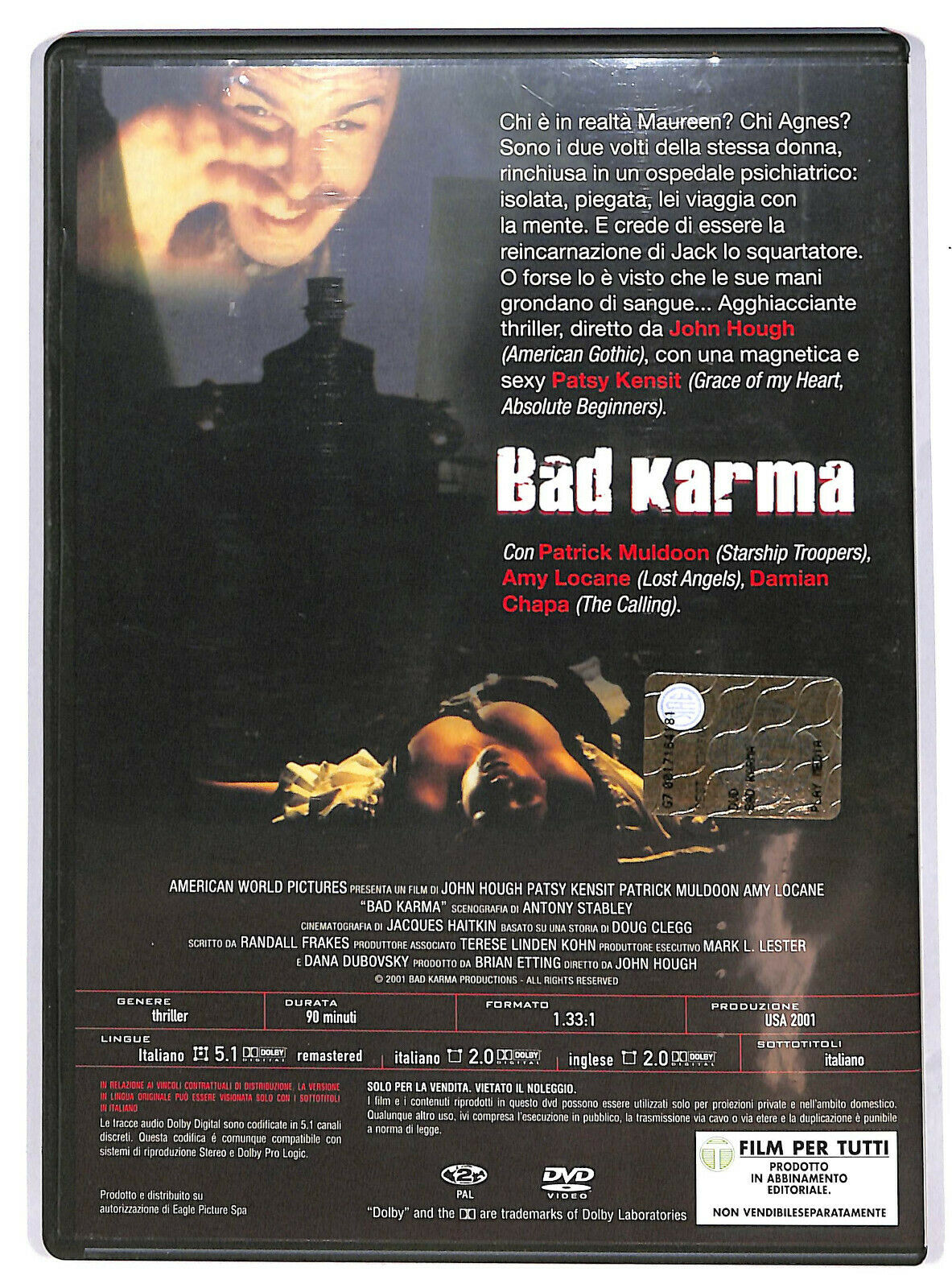 EBOND Bad Karma Editoriale DVD DB690960