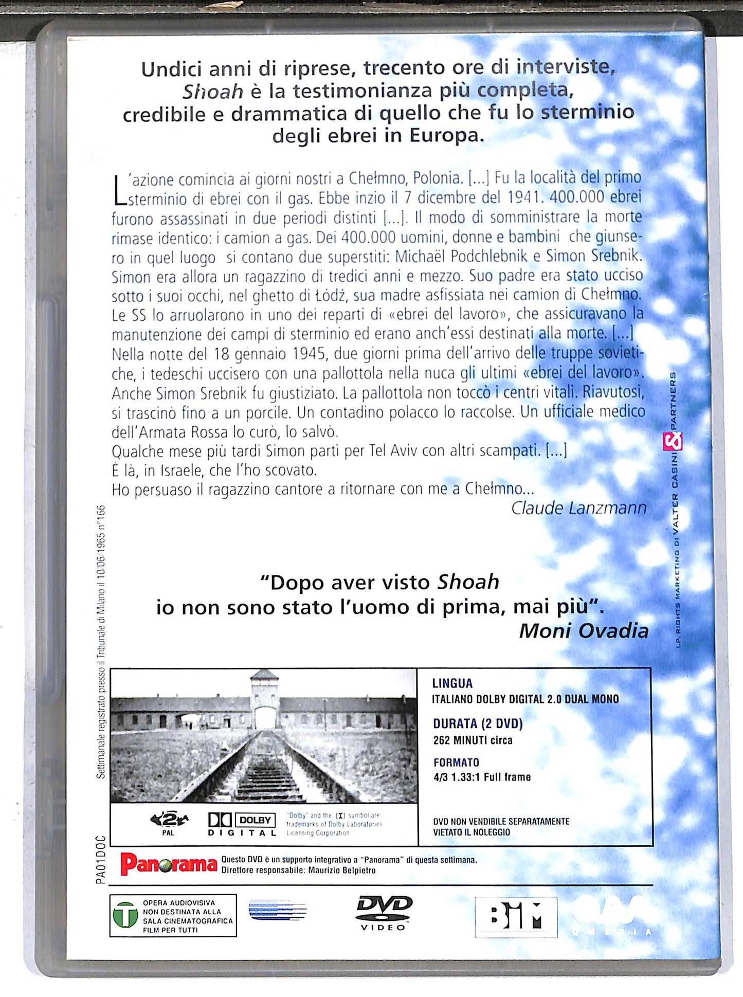 EBOND shoah primo volume EDITORIALE DVD DB690961
