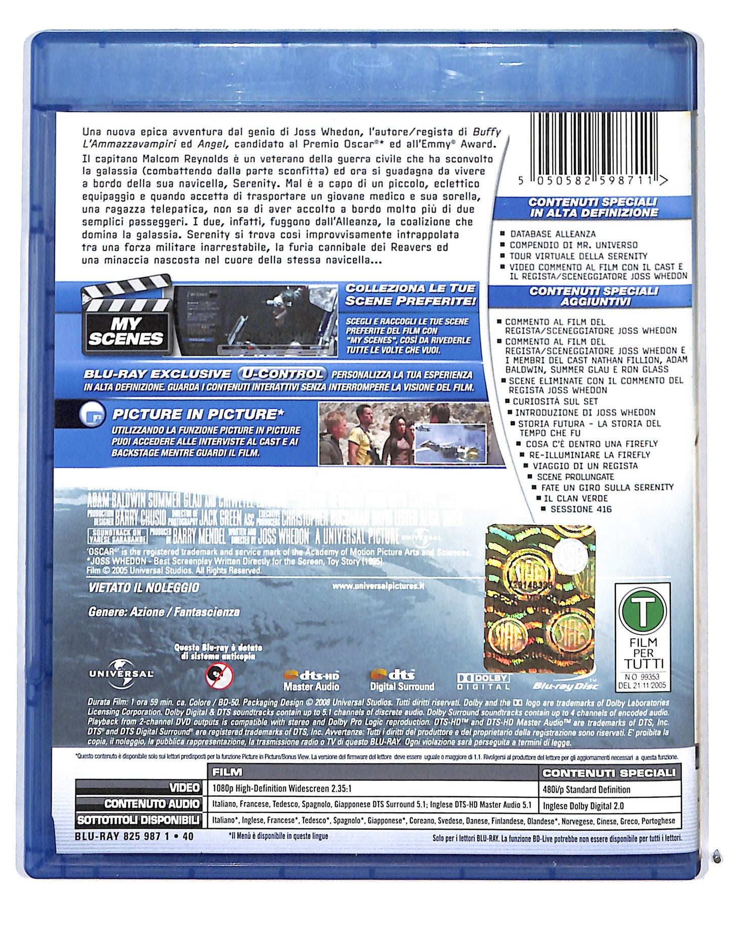 EBOND Serenity BLURAY BLURAY DB691117