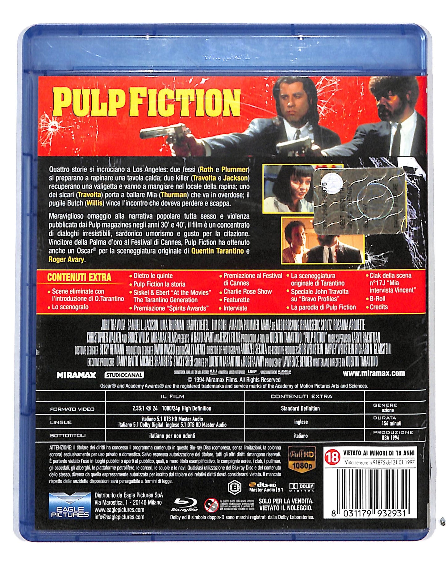 EBOND Pulp Fiction BLURAY DB691118