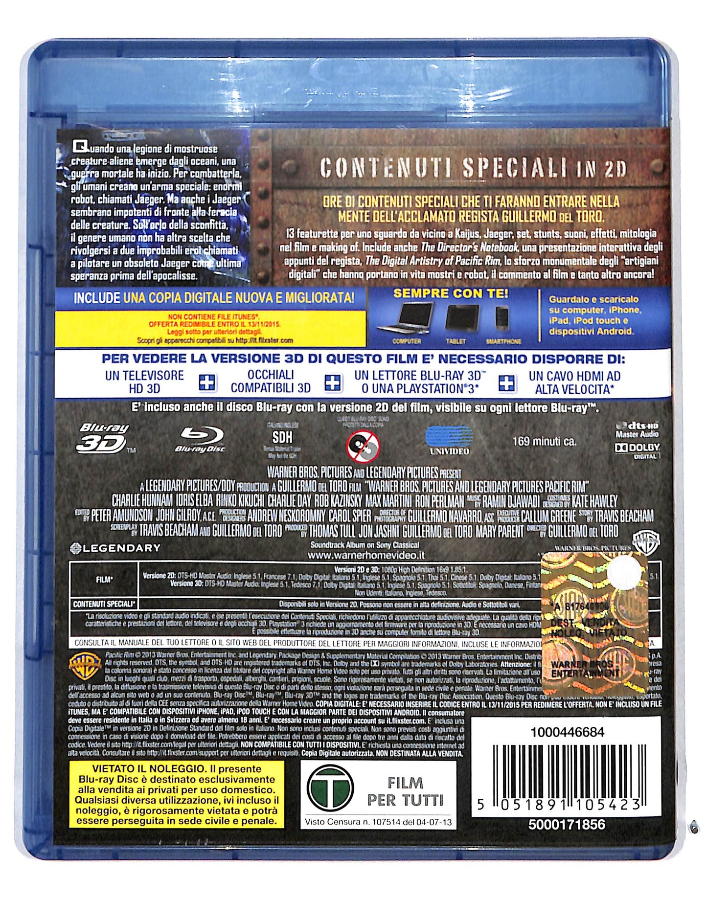 EBOND Pacific Rim 3D BLURAY DB691120