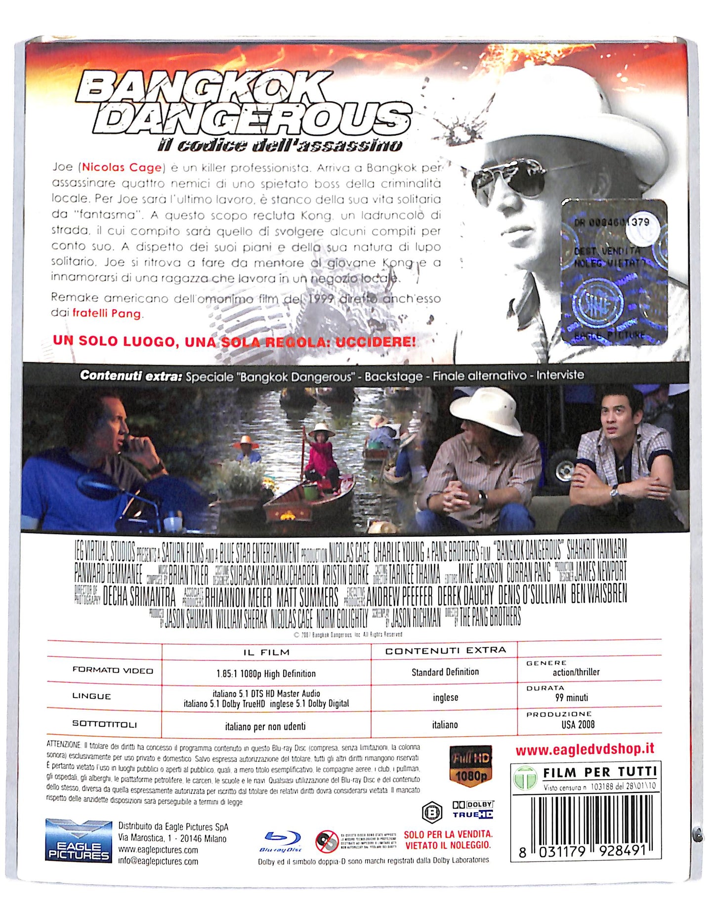 EBOND Bangkok Dangerous il codice dell'assassino BLURAY DB691133