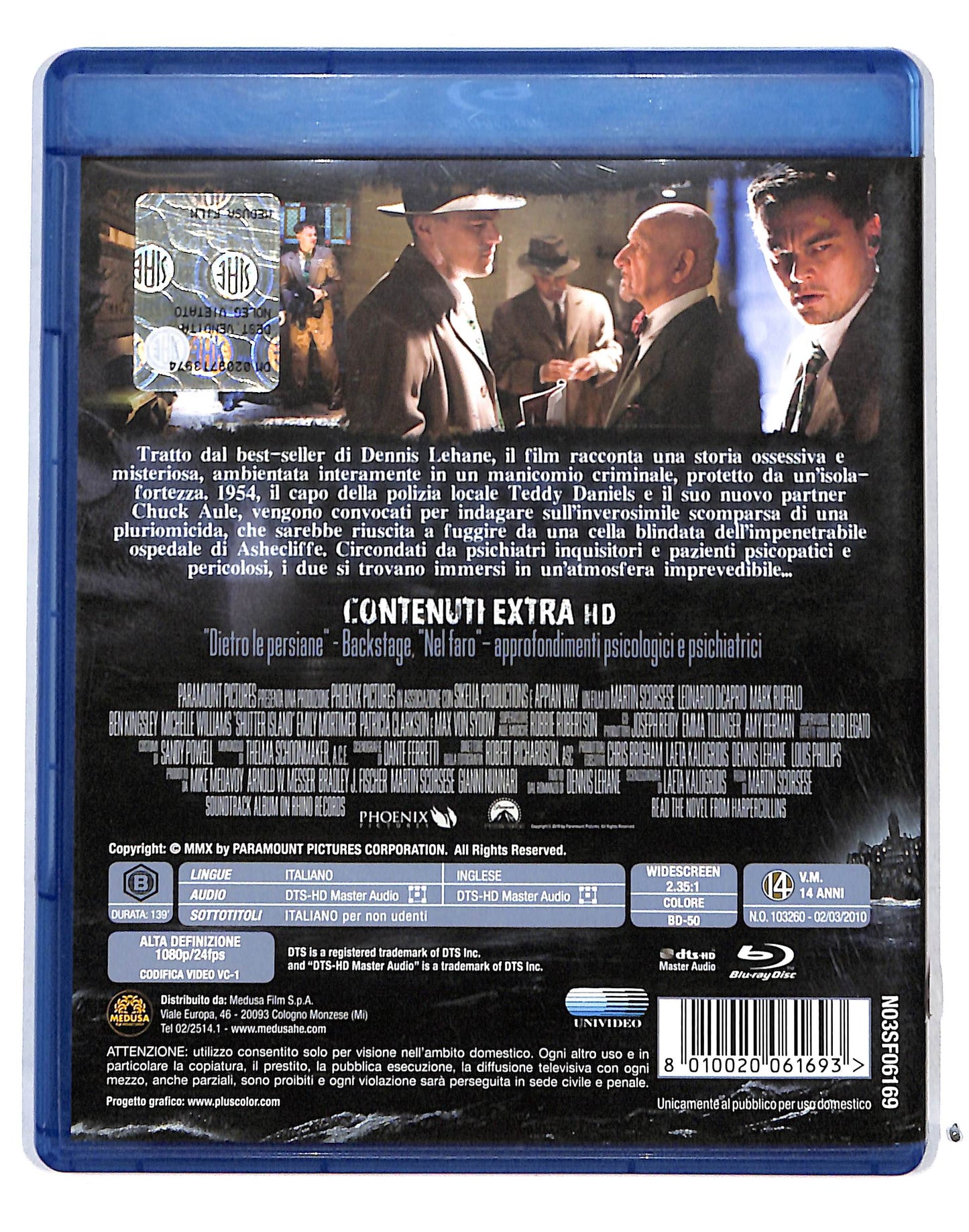 EBOND Shutter Island BLURAY DB691136