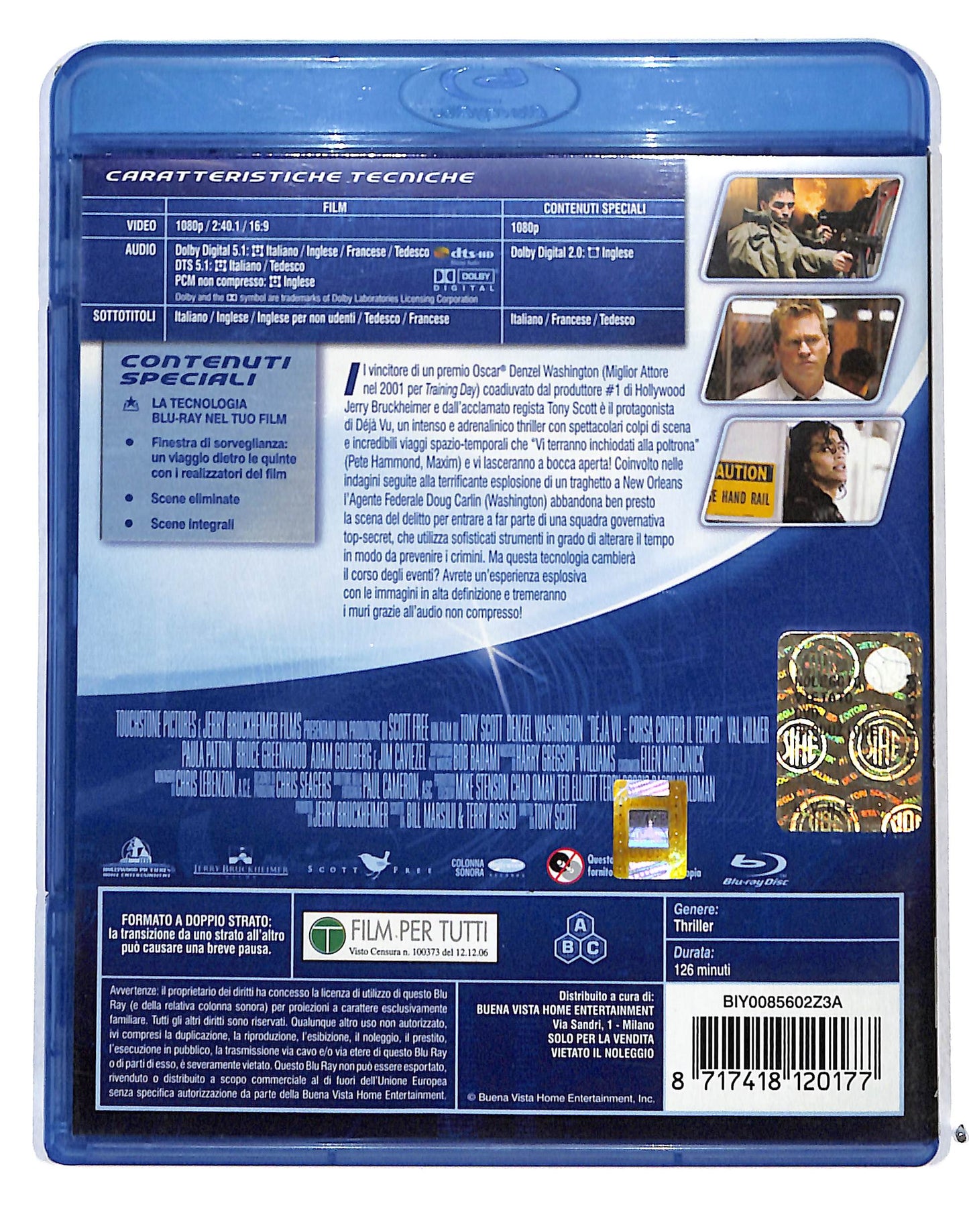 EBOND Deja vu - Corsa contro il tempo BLURAY DB691148