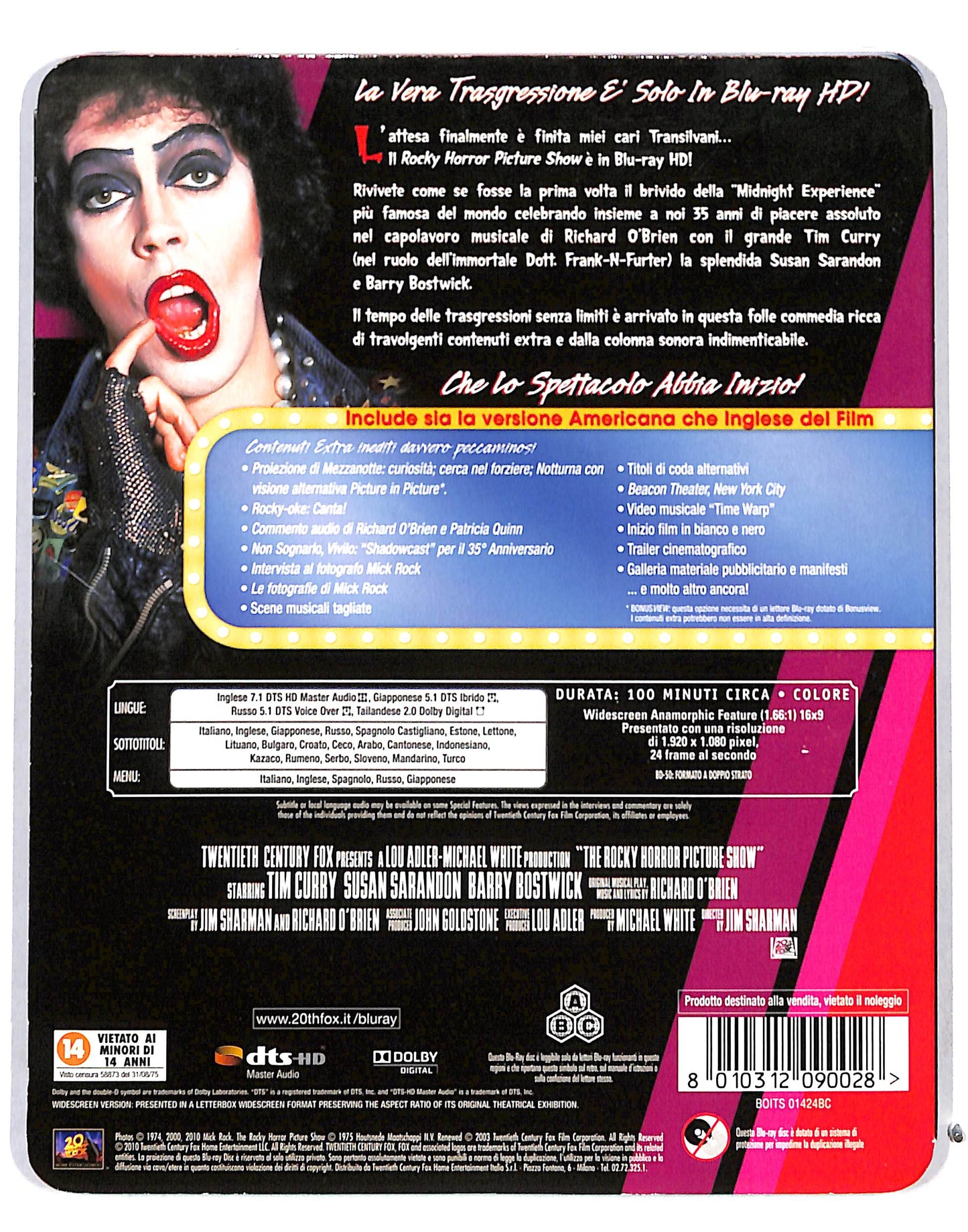 EBOND The Rocky Horror Picture Show + DVD BLURAY DB691158