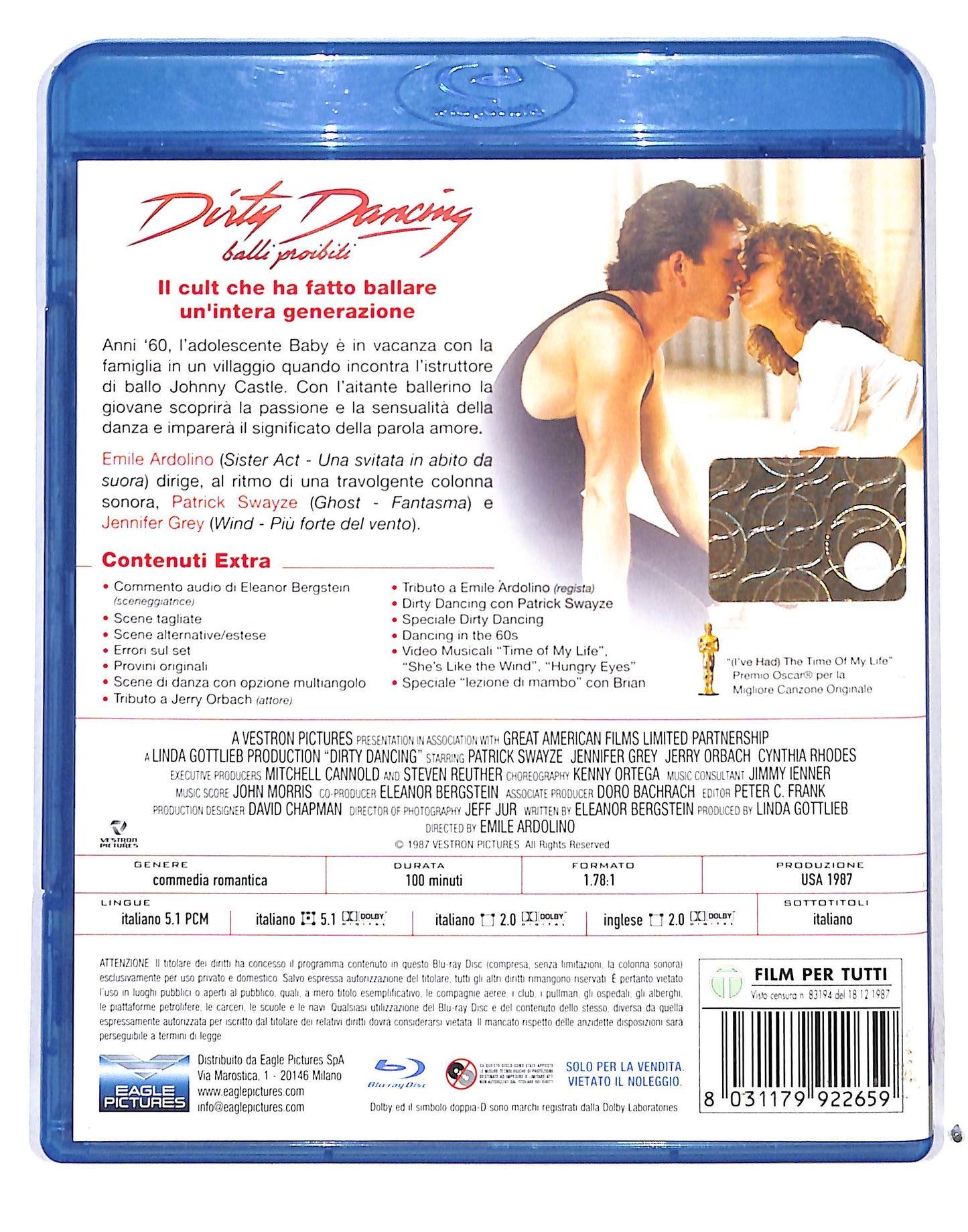 EBOND Dirty Dancing (Balli proibiti) BLURAY DB691173