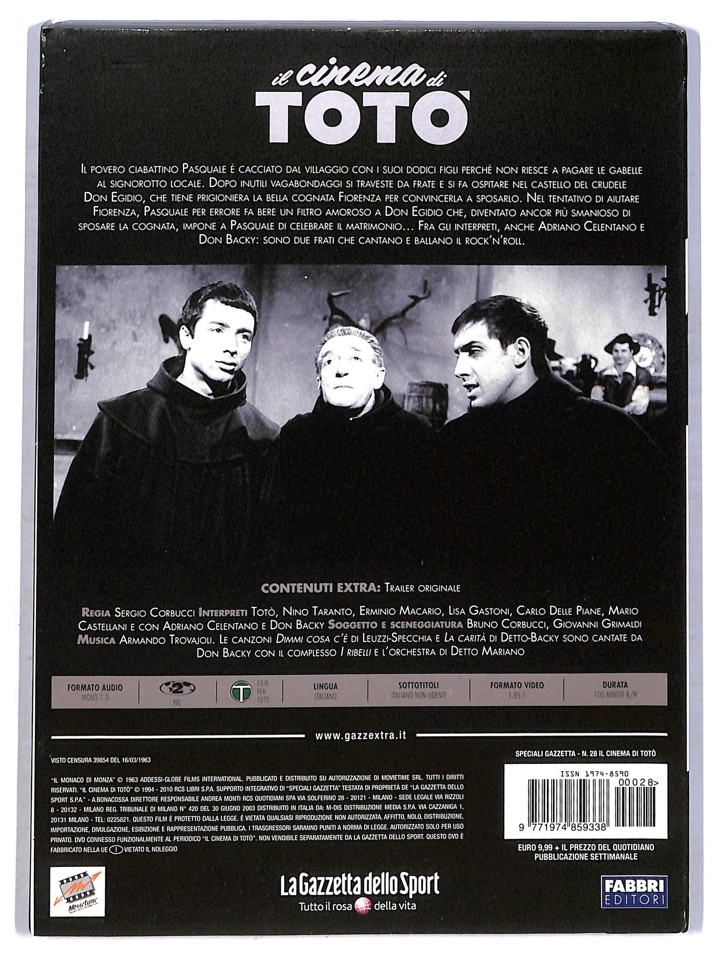 EBOND IL Monaco Di Monza EDITORIALE DVD DB691425