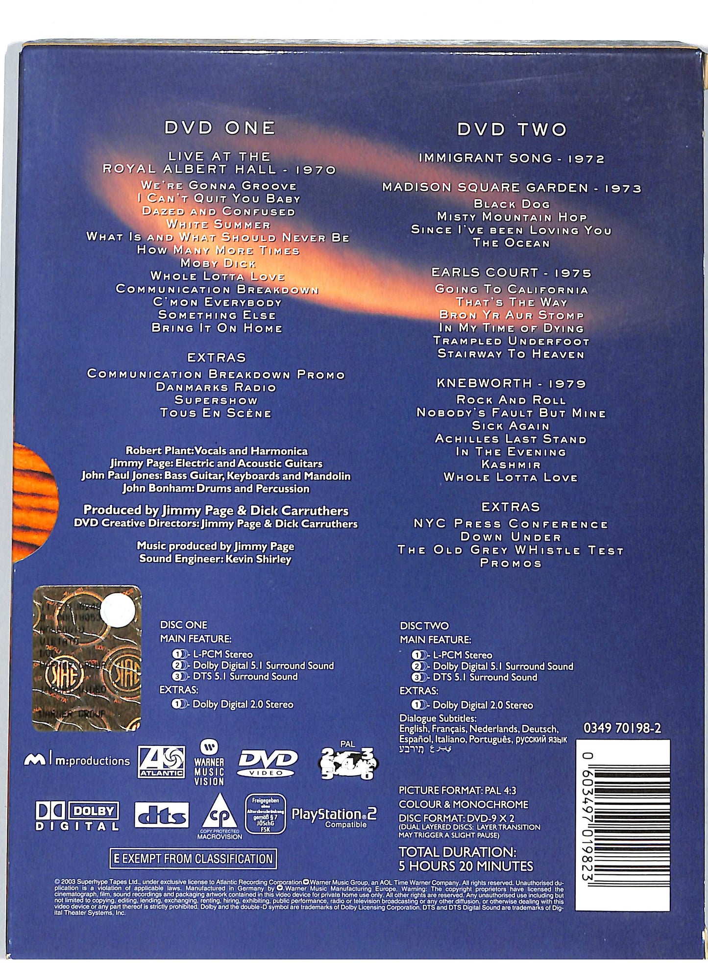 EBOND led zeppelin DVD DB691456