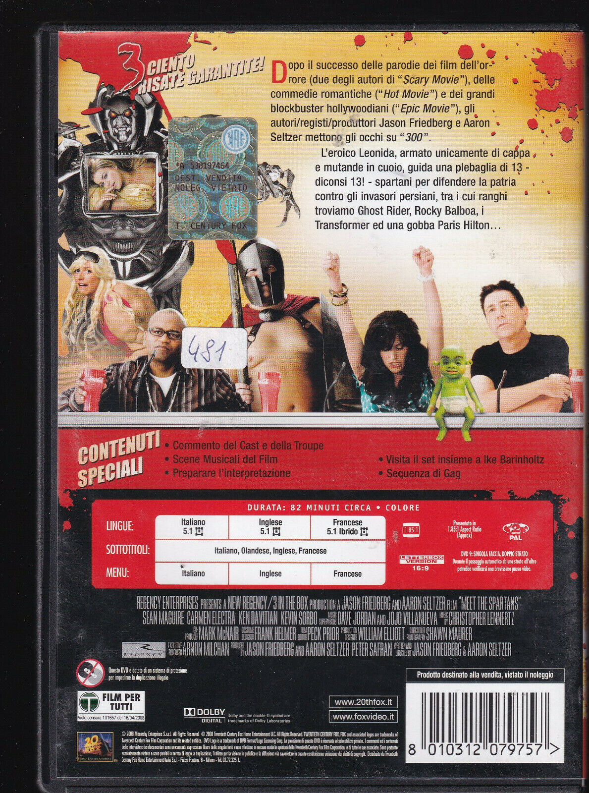 EBOND 3ciento Chi L'ha Dura La Vince DVD DB692116