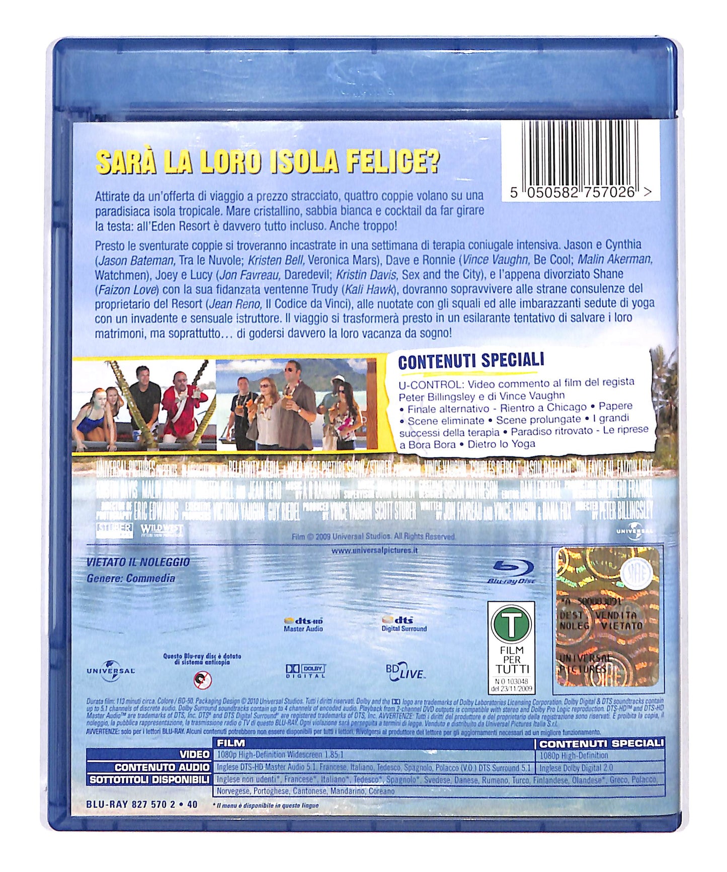 EBOND L'isola delle coppie BLURAY DB692208