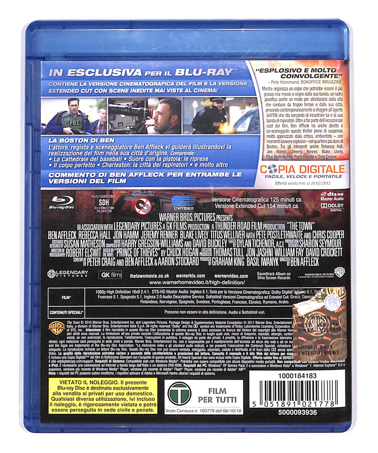 EBOND The Town extended cut BLURAY DB692209