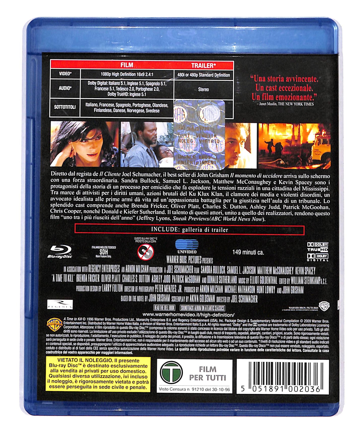 EBOND Il momento di uccidere BLURAY DB692214