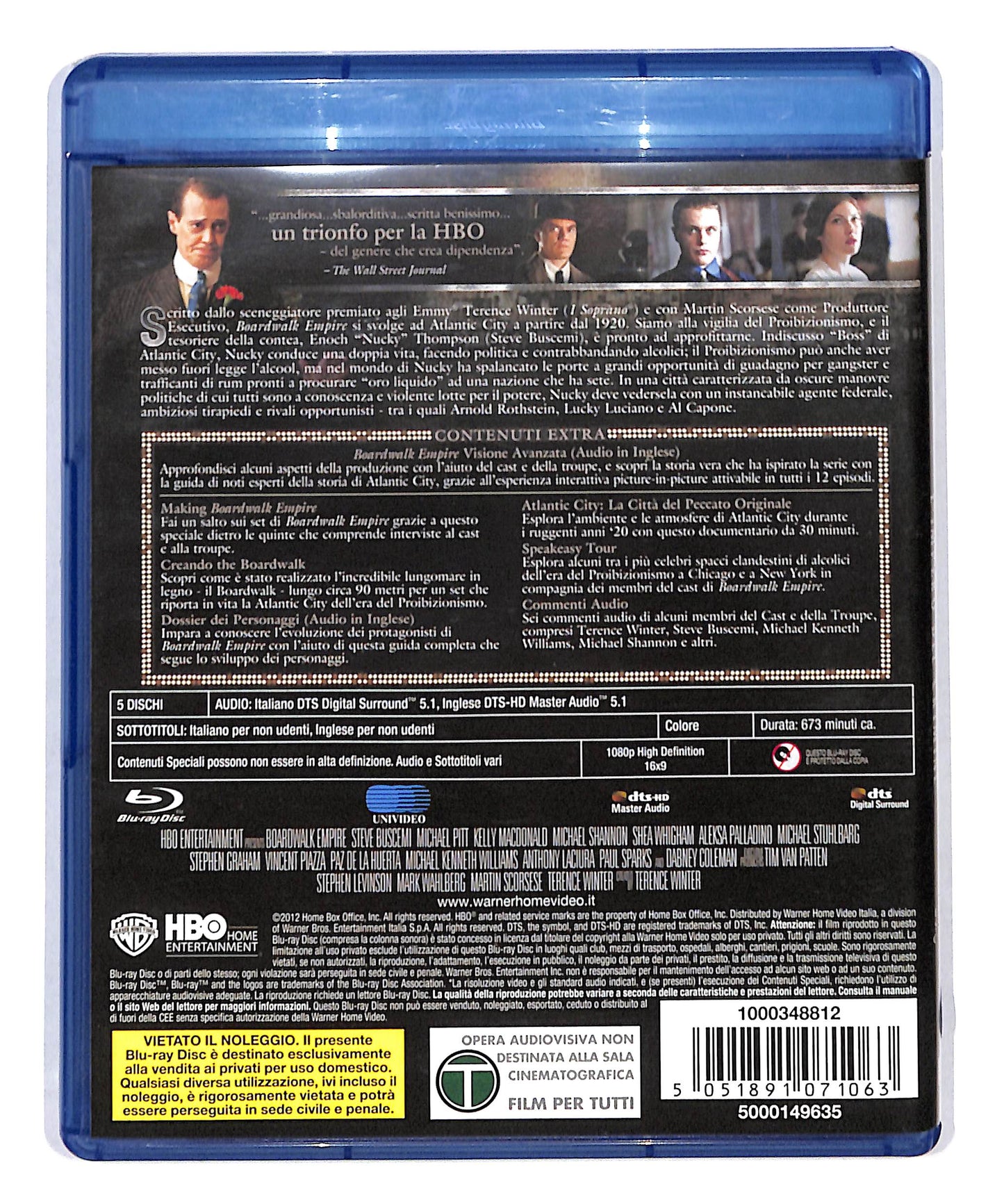 EBOND Boardwalk Empire St.1 L'Impero Del Crimine BLURAY DB692218
