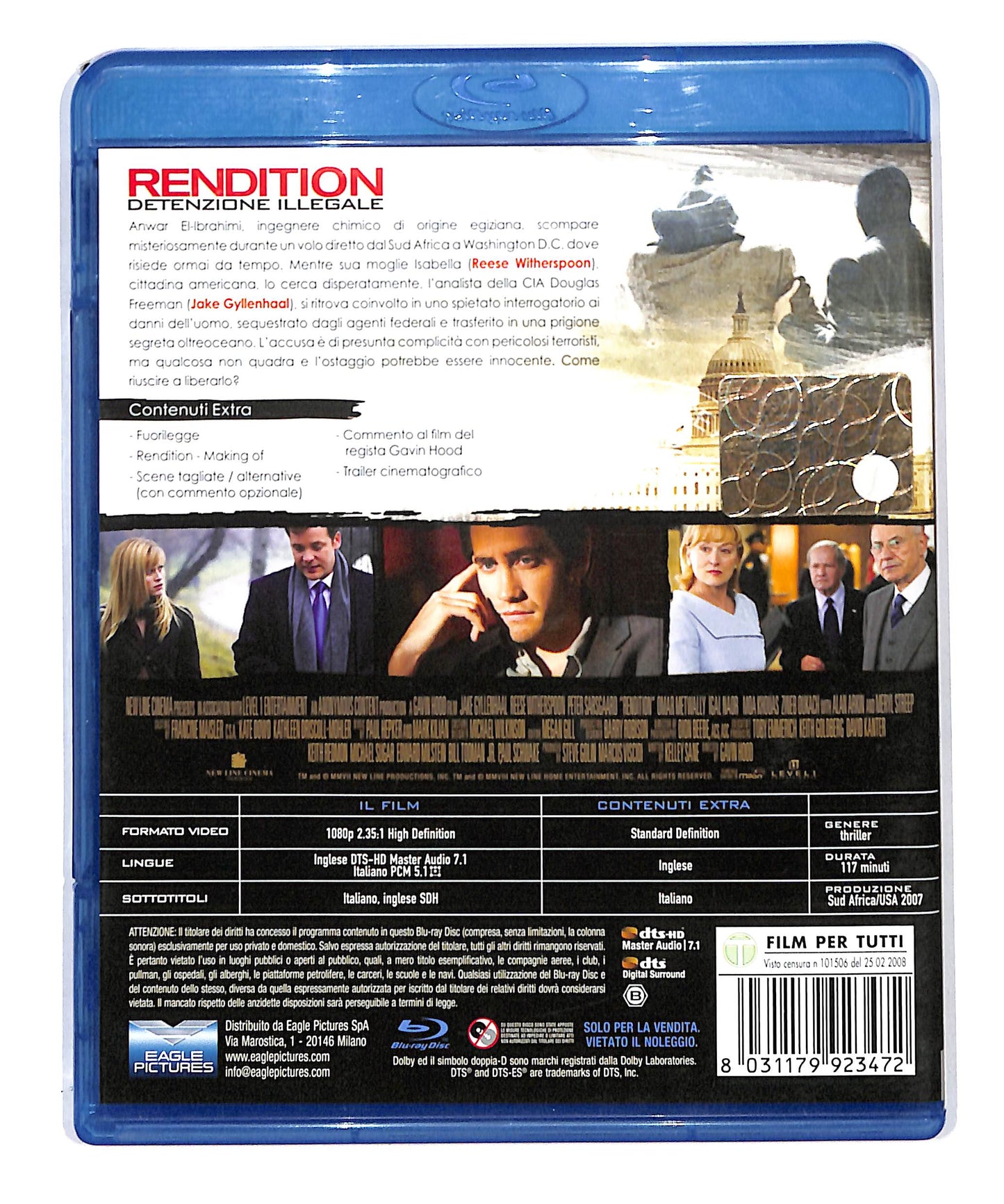 EBOND Rendition detenzione illegale BLURAY DB692232