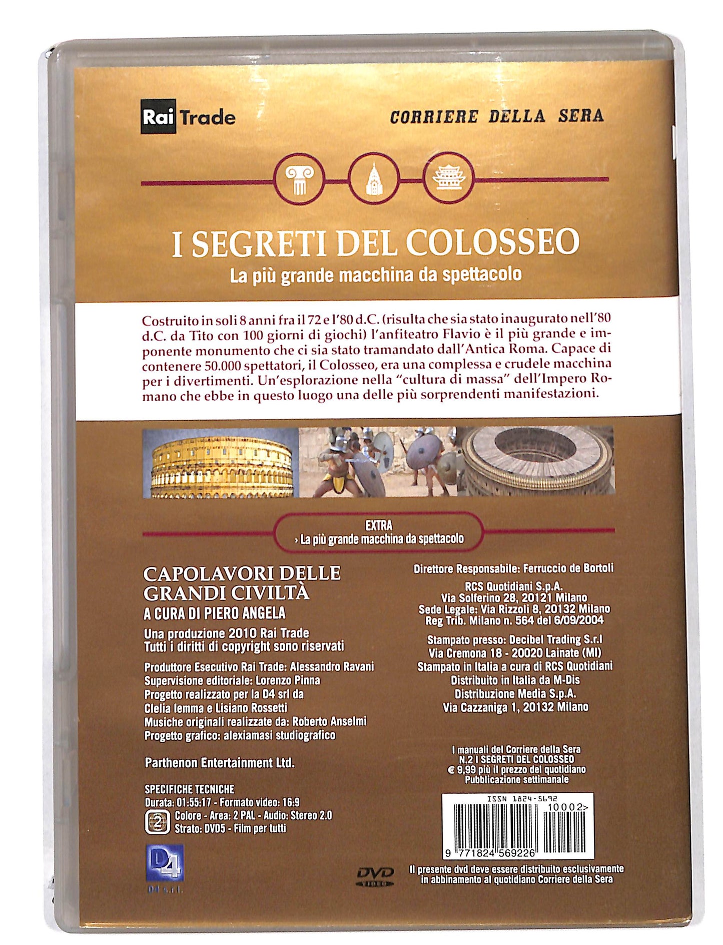 EBOND Capolavori delle grandi civilta I Segreti del Colosseo vol.2 DVD DB692240