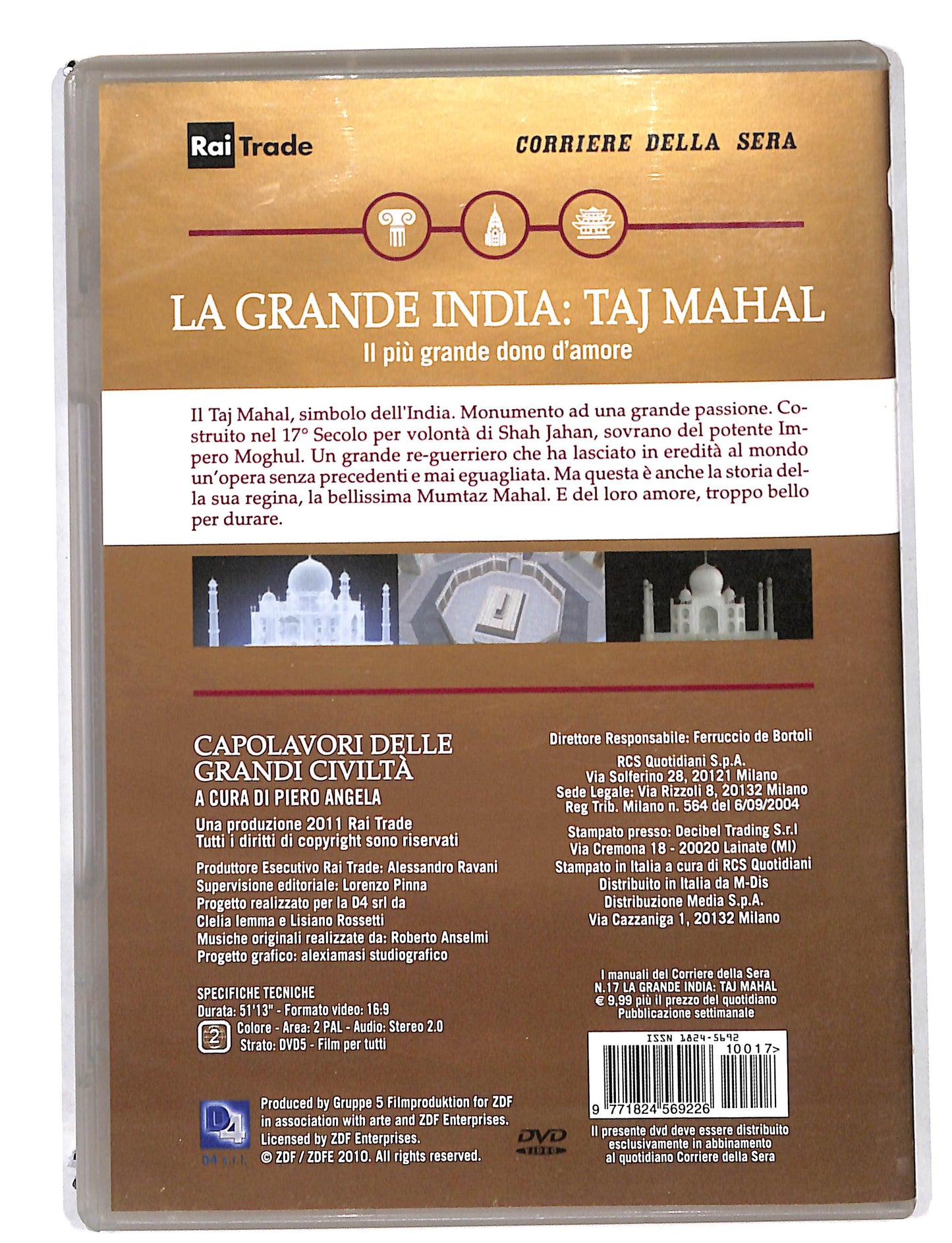 EBOND Capolavori delle grandi civilta - la grande India Tajmahal DVD DB692242