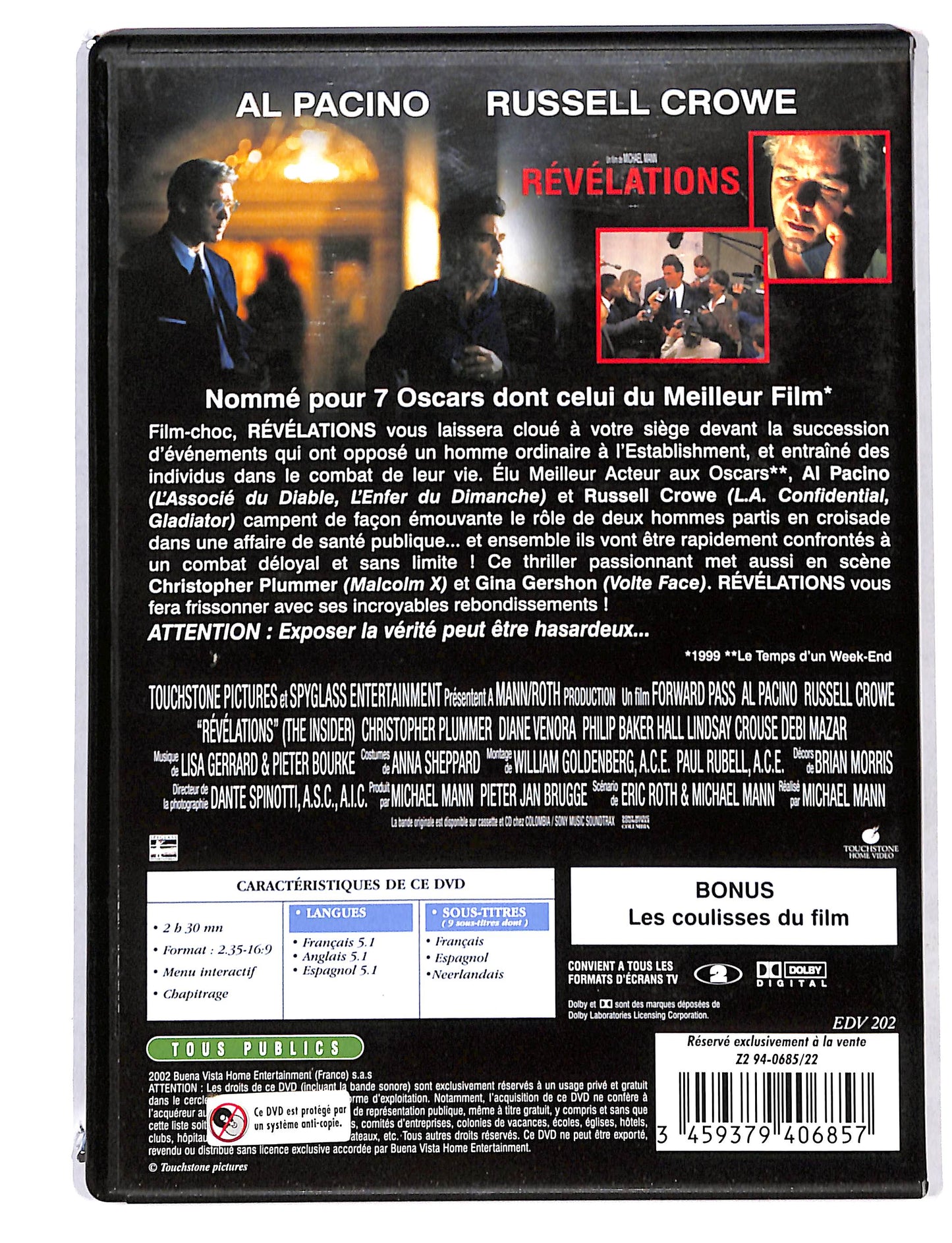 EBOND Revelations Edition Speciale - Edizione Francia DVD DB692717