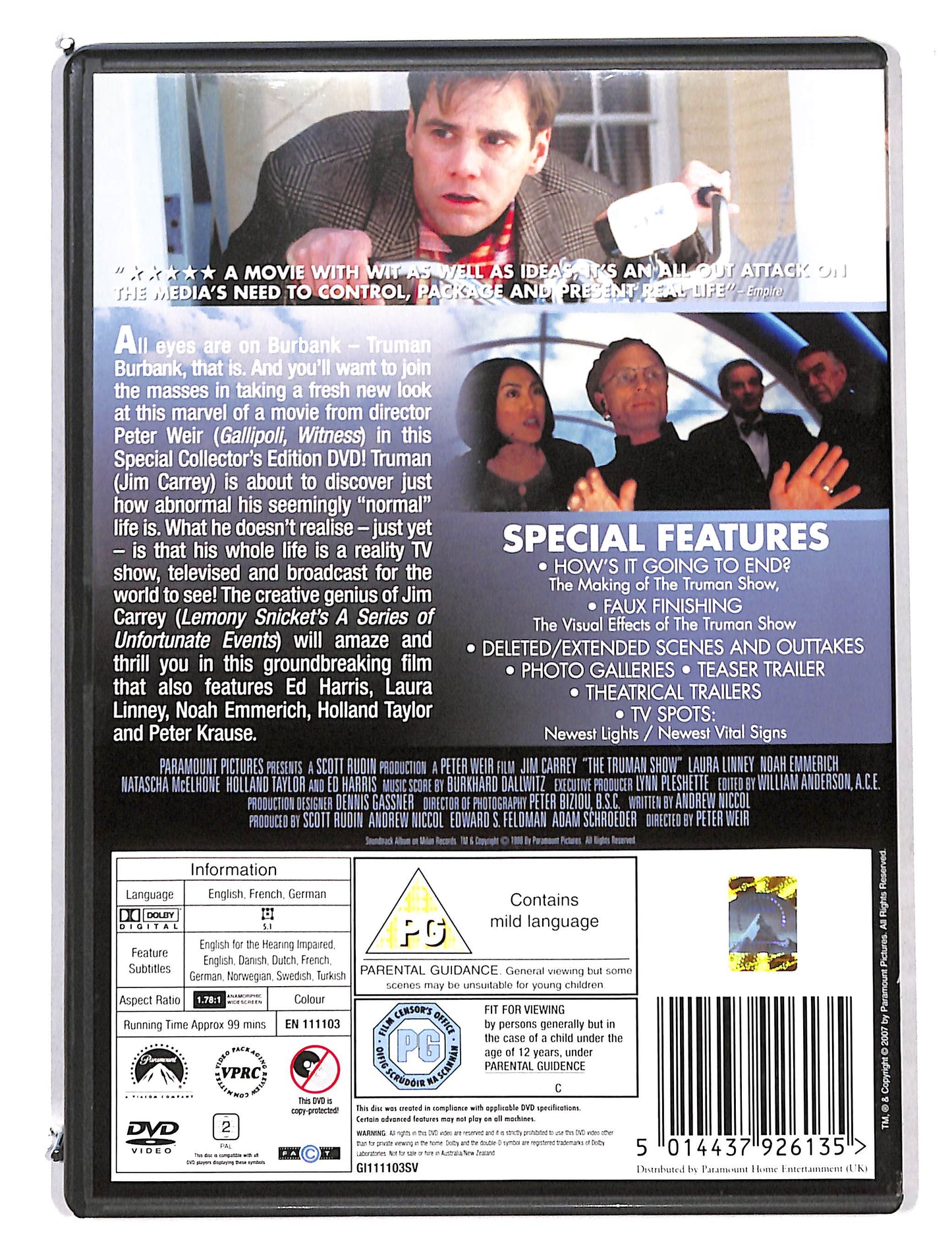 EBOND The Truman Show - Edizione UK DVD DB692740