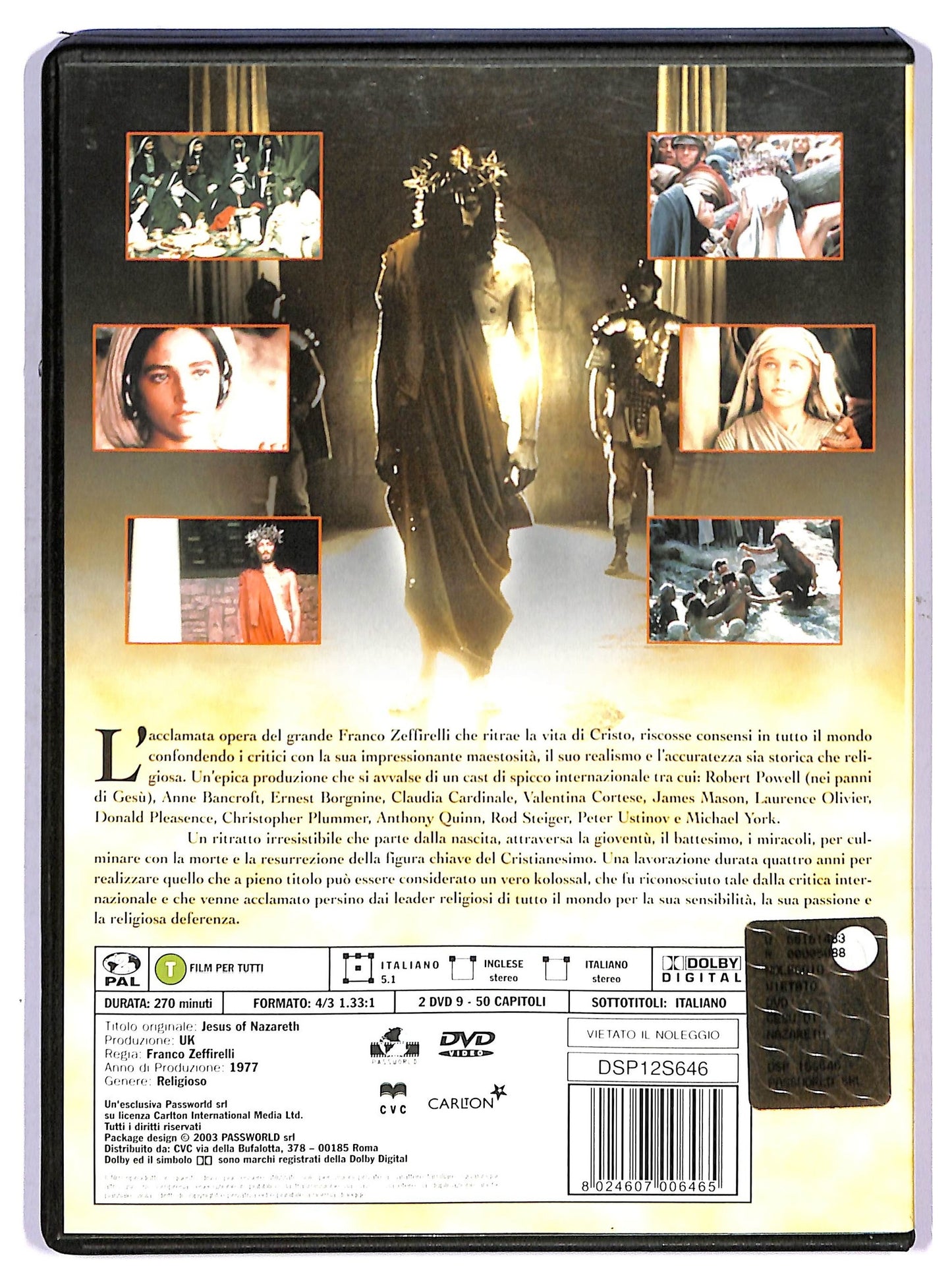 EBOND Gesu di Nazareth (2 dischi) DVD DB692903
