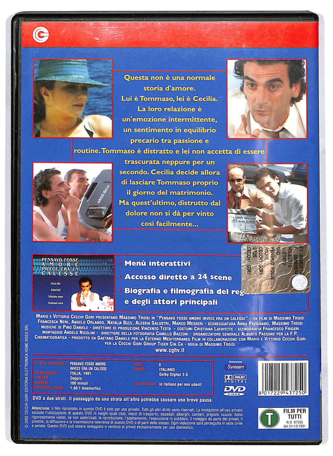 EBOND Tutto Troisi - Pensavo Fosse Amore Invece Era Un Calesse DVD DB693819