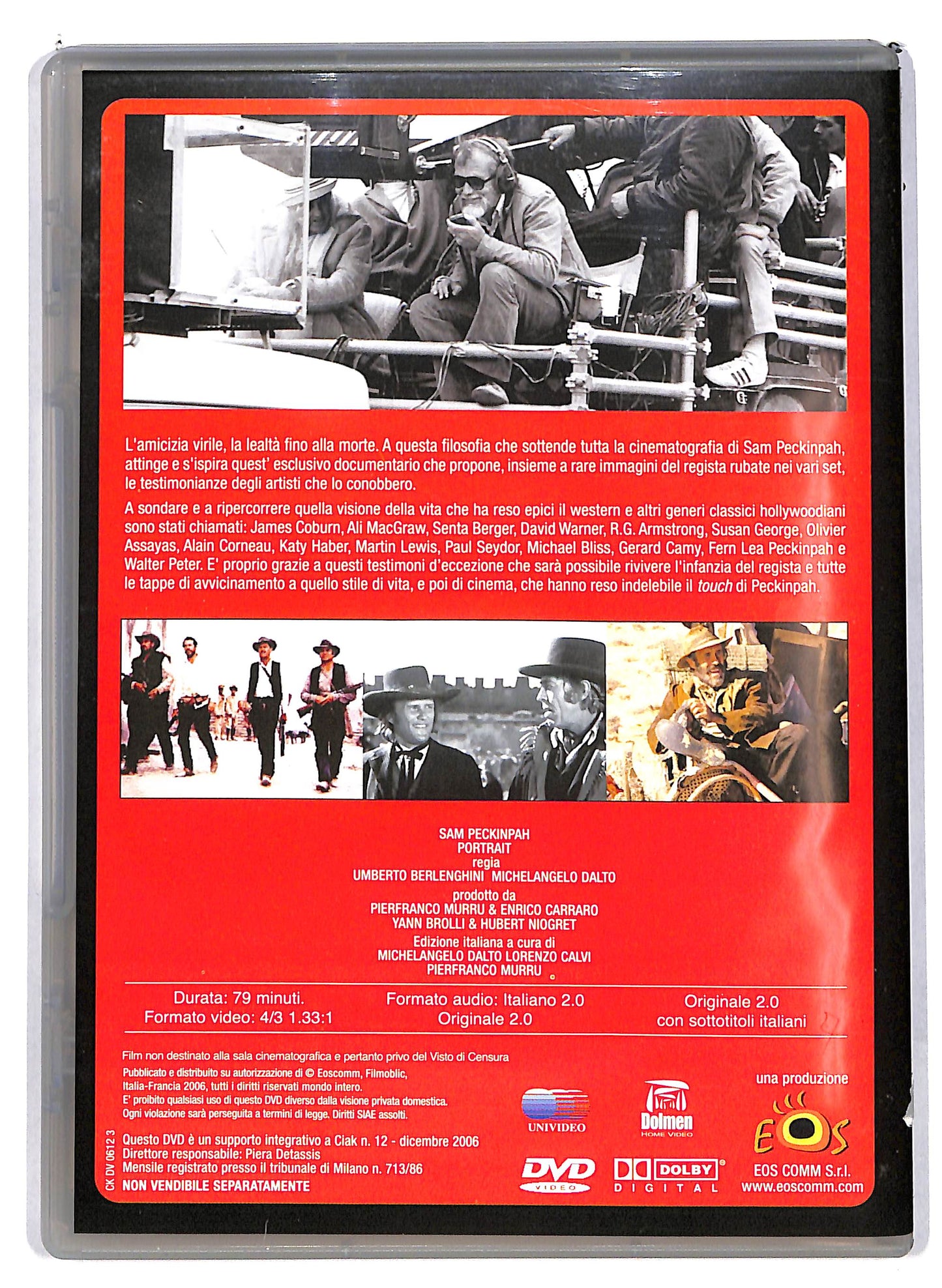 EBOND Sam Peckinpah - Portrait EDITORIALE DVD DB693864