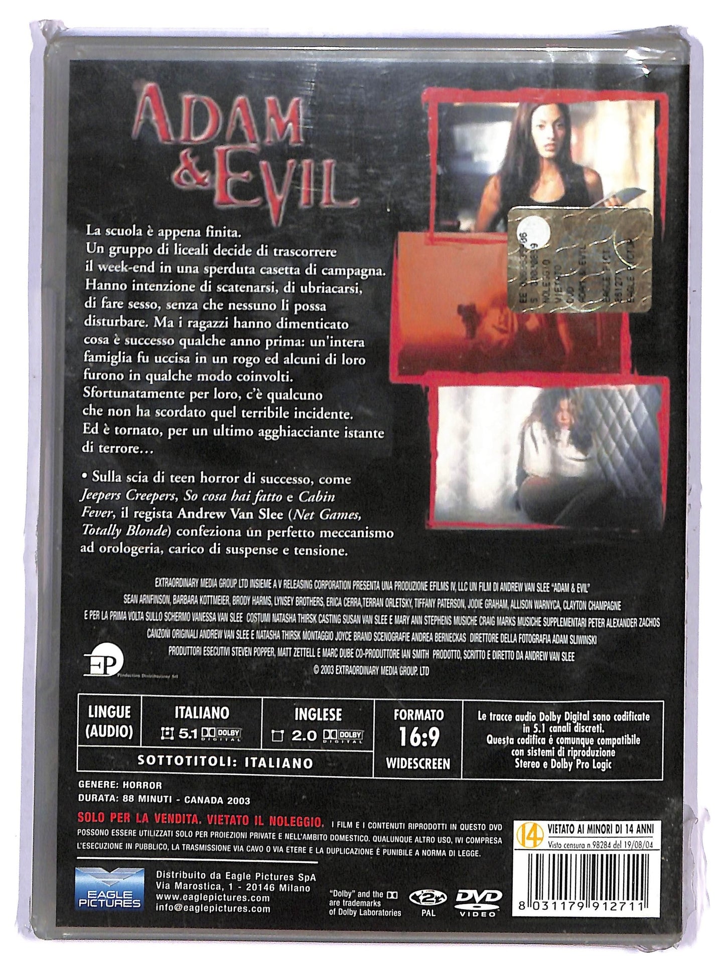 EBOND Adam & Evil DVD DB694906