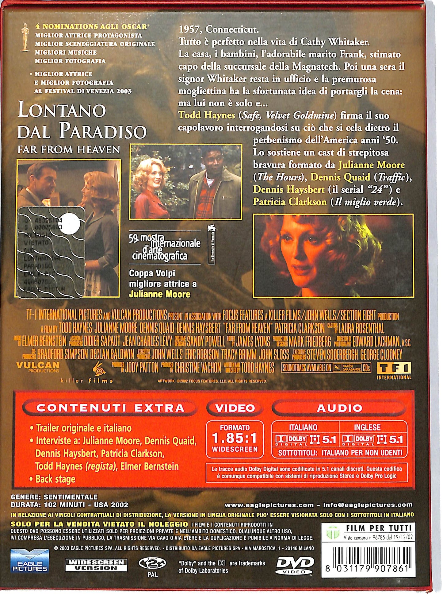 EBOND Lontano dal paradiso DVD DB694918