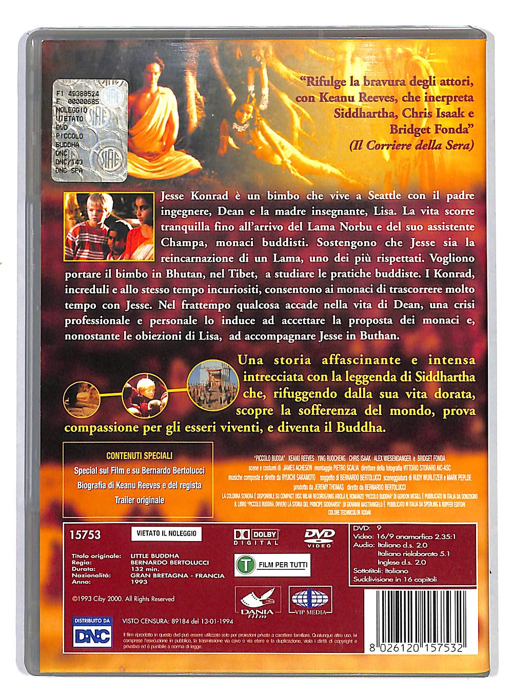EBOND Piccolo Buddha DVD DB694922