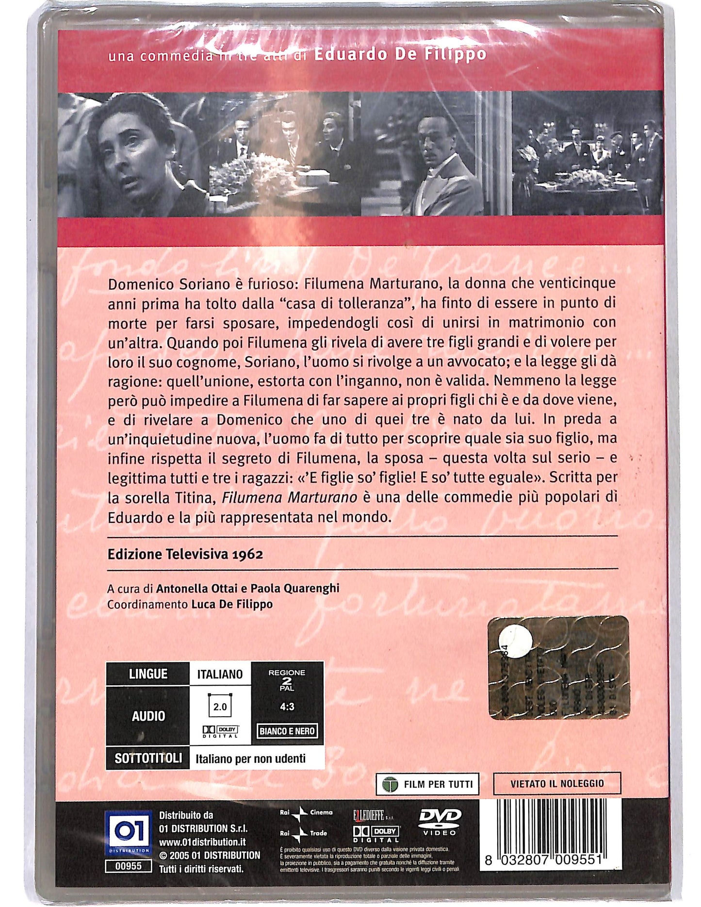 EBOND Filumena Marturano NOLEGGIO DVD DB694926