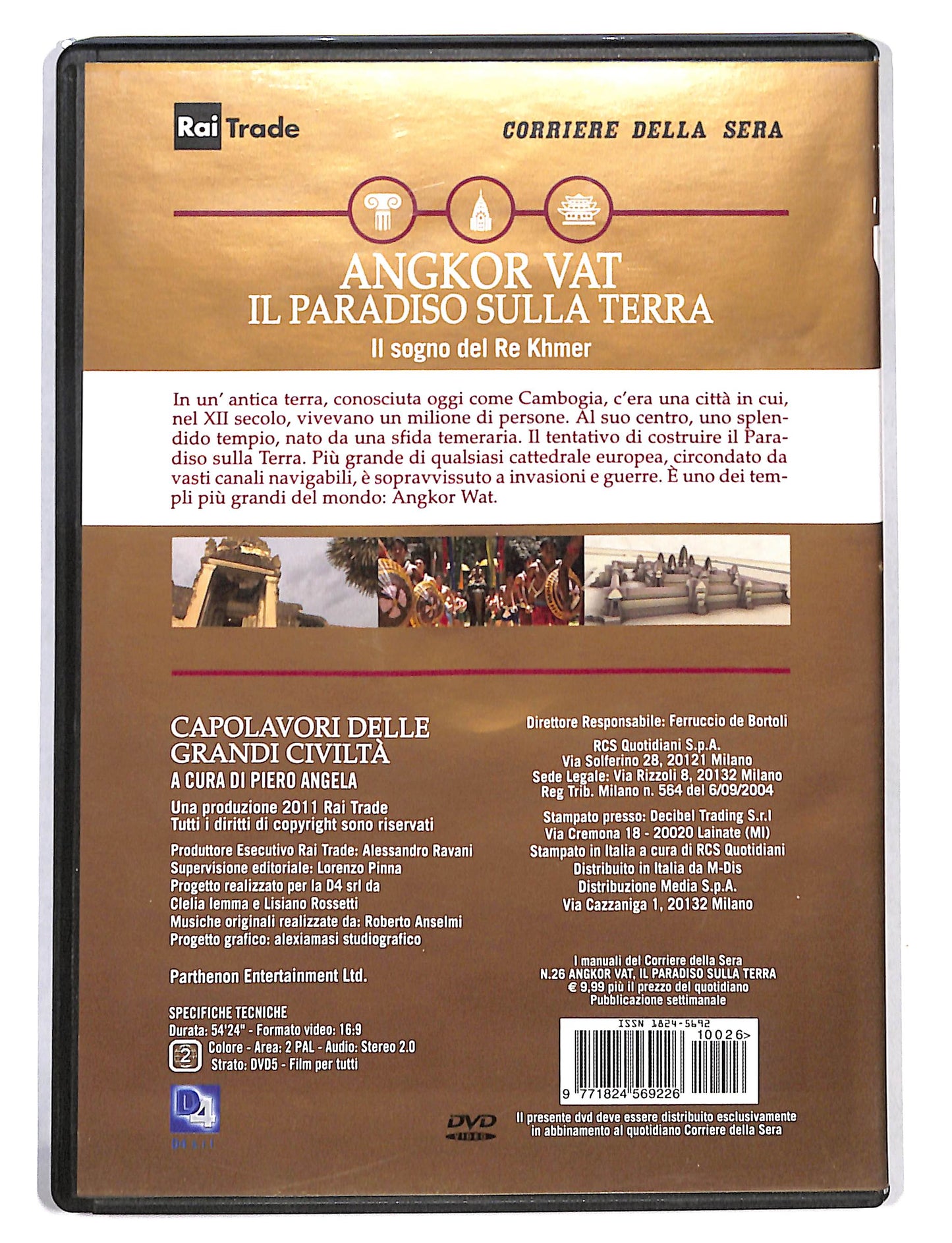 EBOND Capolavori delle grandi civilta- Angkor Vat vol.26 DVD DB695301
