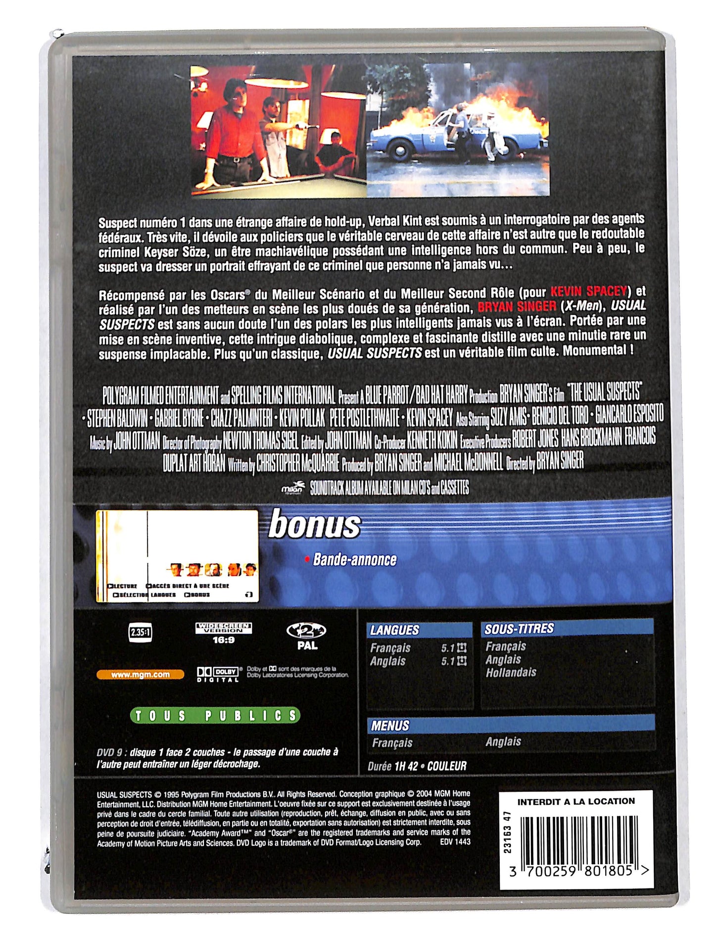 EBOND Usual Suspects DVD DB695328