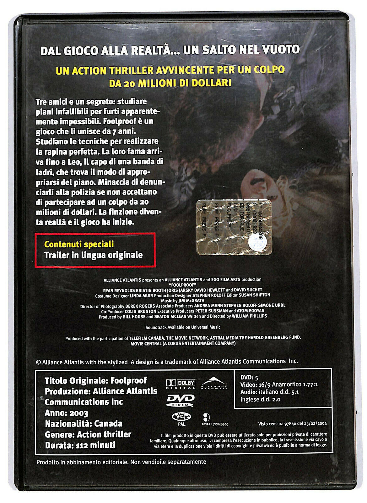 EBOND Foolproof DVD DB695435