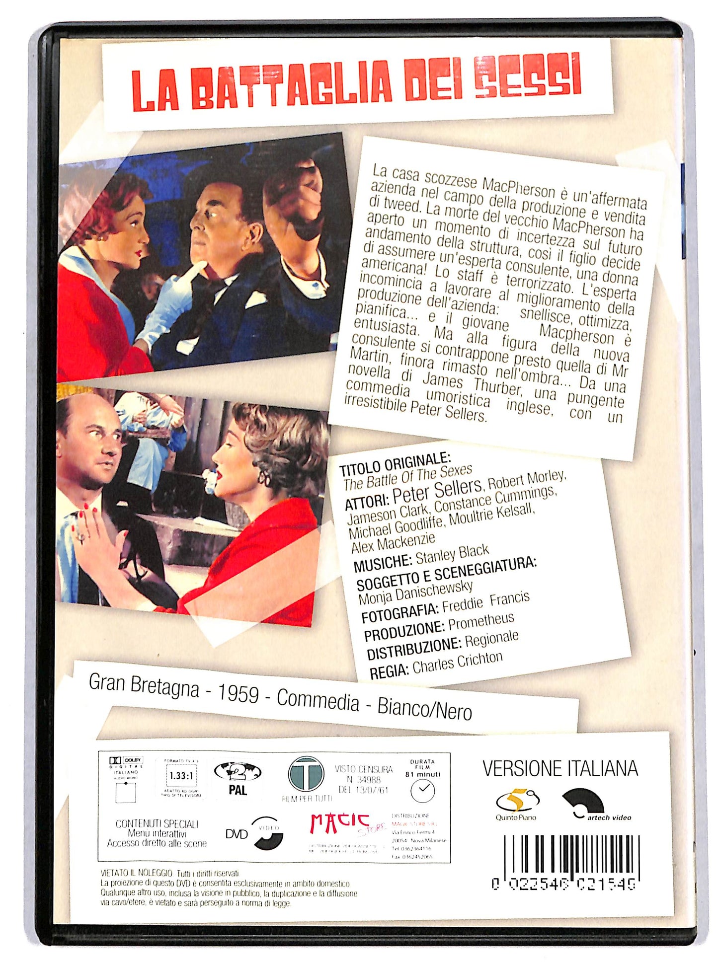 EBOND La battaglia dei sessi DVD DB697118