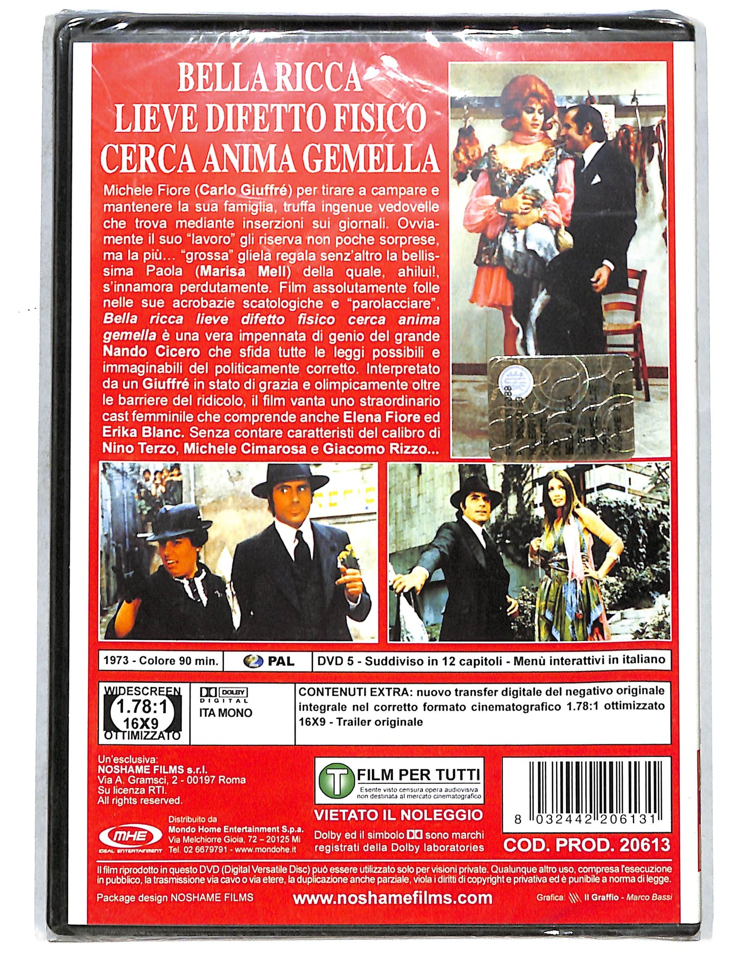EBOND Bella, Ricca, Lieve Difetto Fisico, Cerca Anima Gemella DVD DB697134