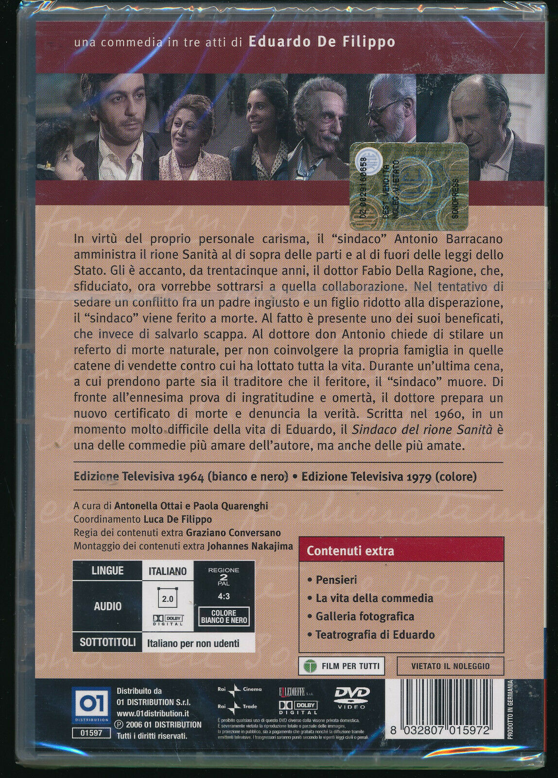 EBOND Il Sindaco Del Rione Sanita DVD DB698635