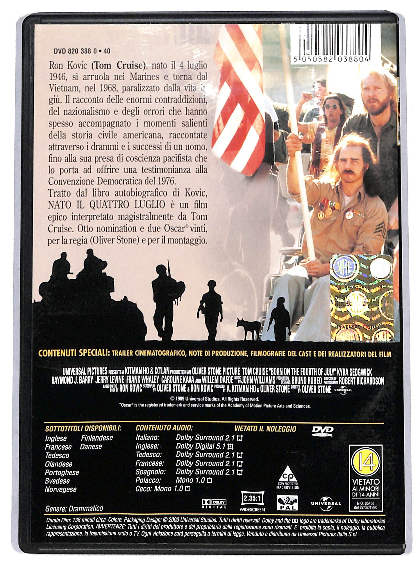 EBOND nato il quattro luglio DVD DB698636