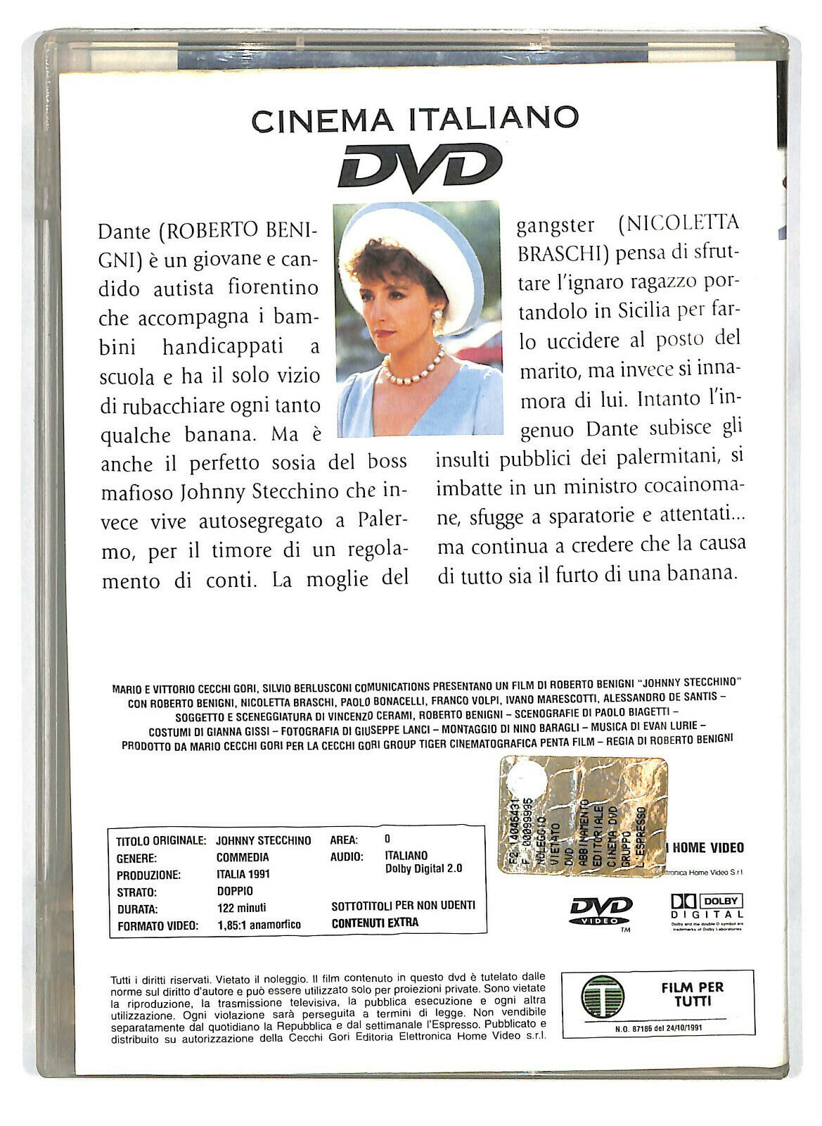 EBOND Johnny Stecchino Editoriale DVD DB698647