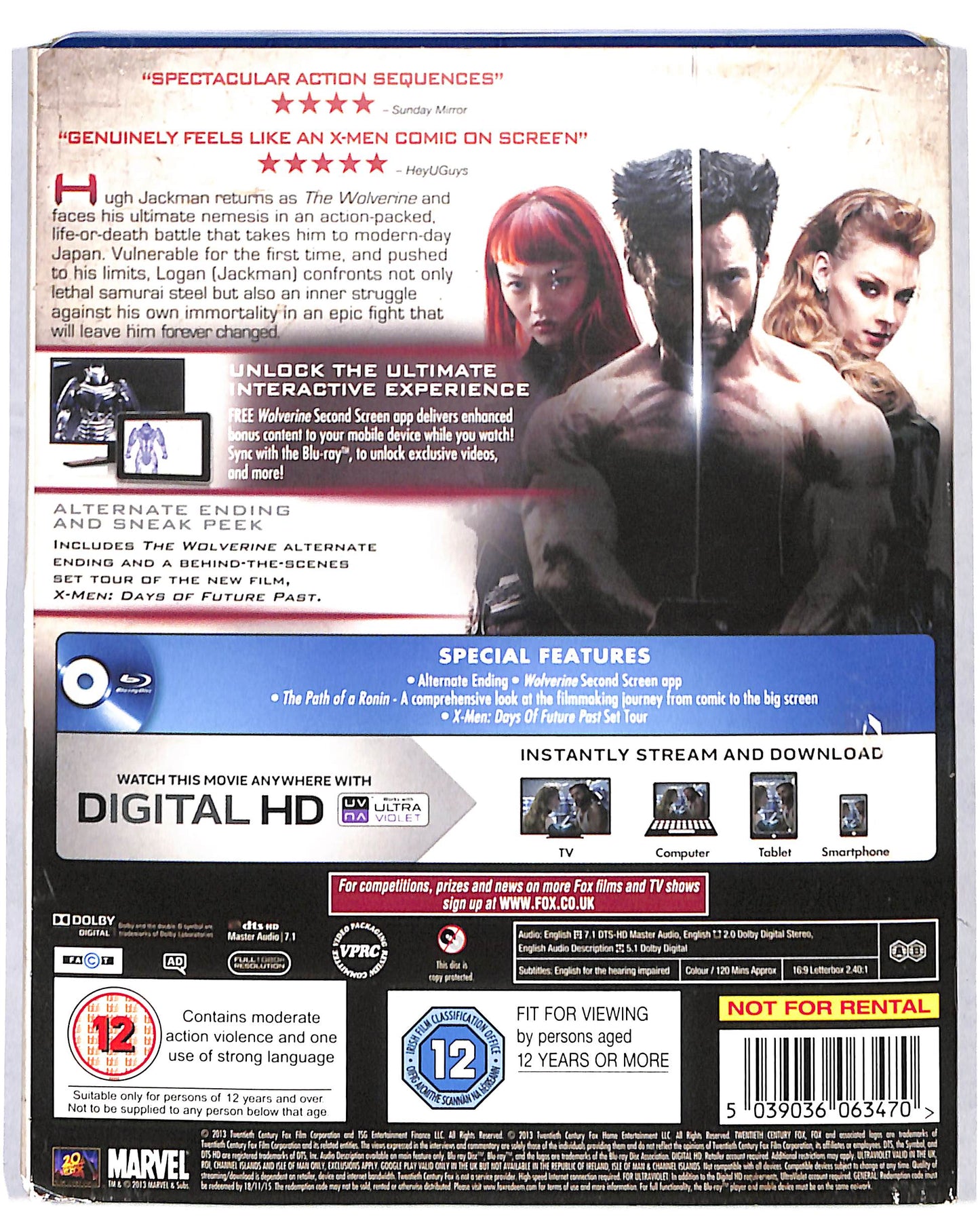 EBOND Wolverine Edizione: Regno Unito BLURAY DB698826