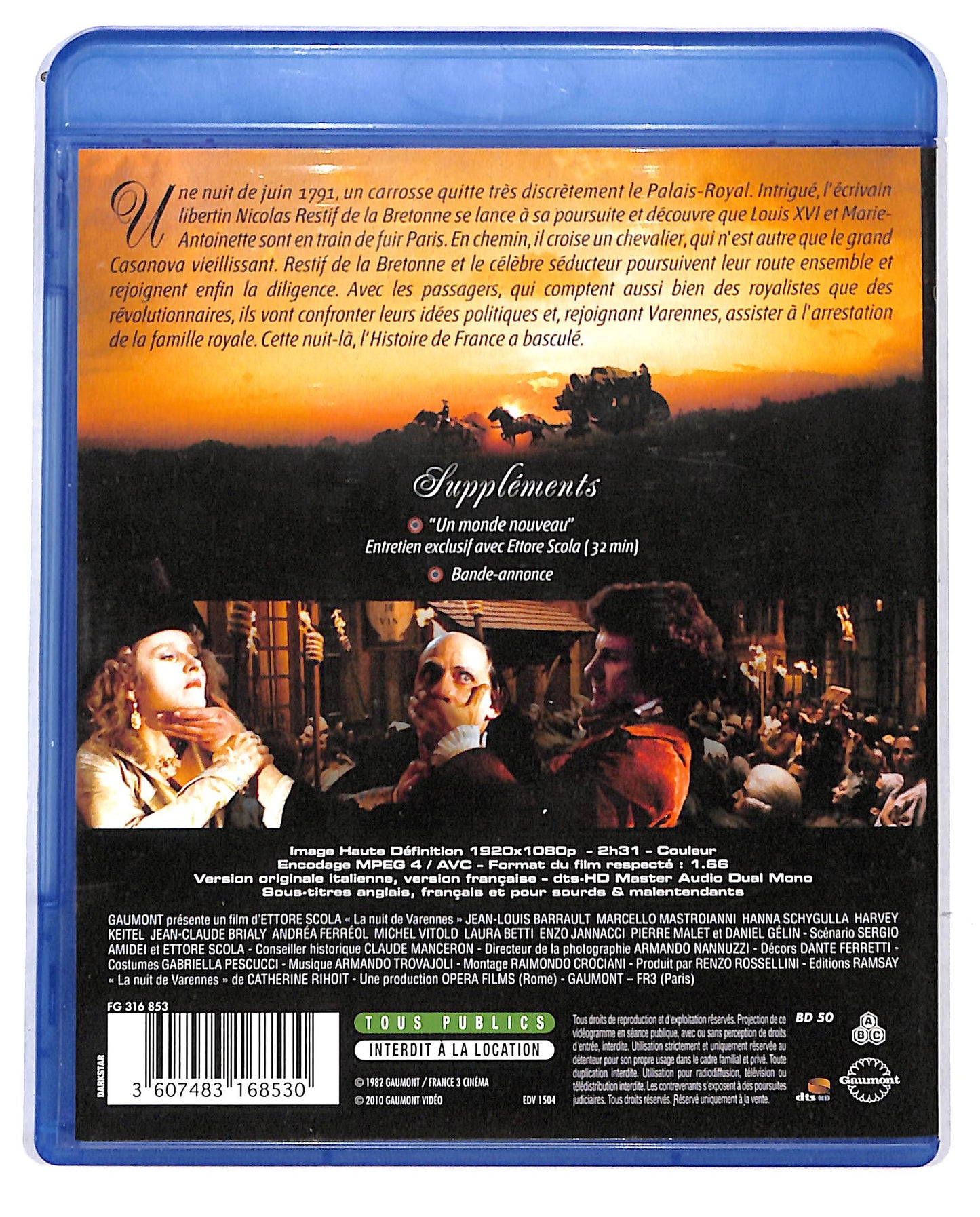 EBOND La nuit de Varennes BLURAY DB698827