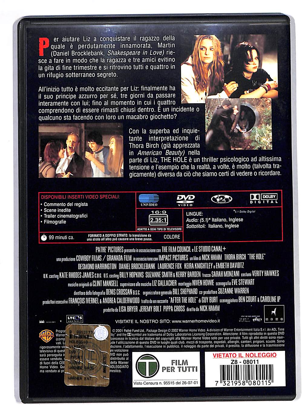 EBOND The Hole DVD DB699137