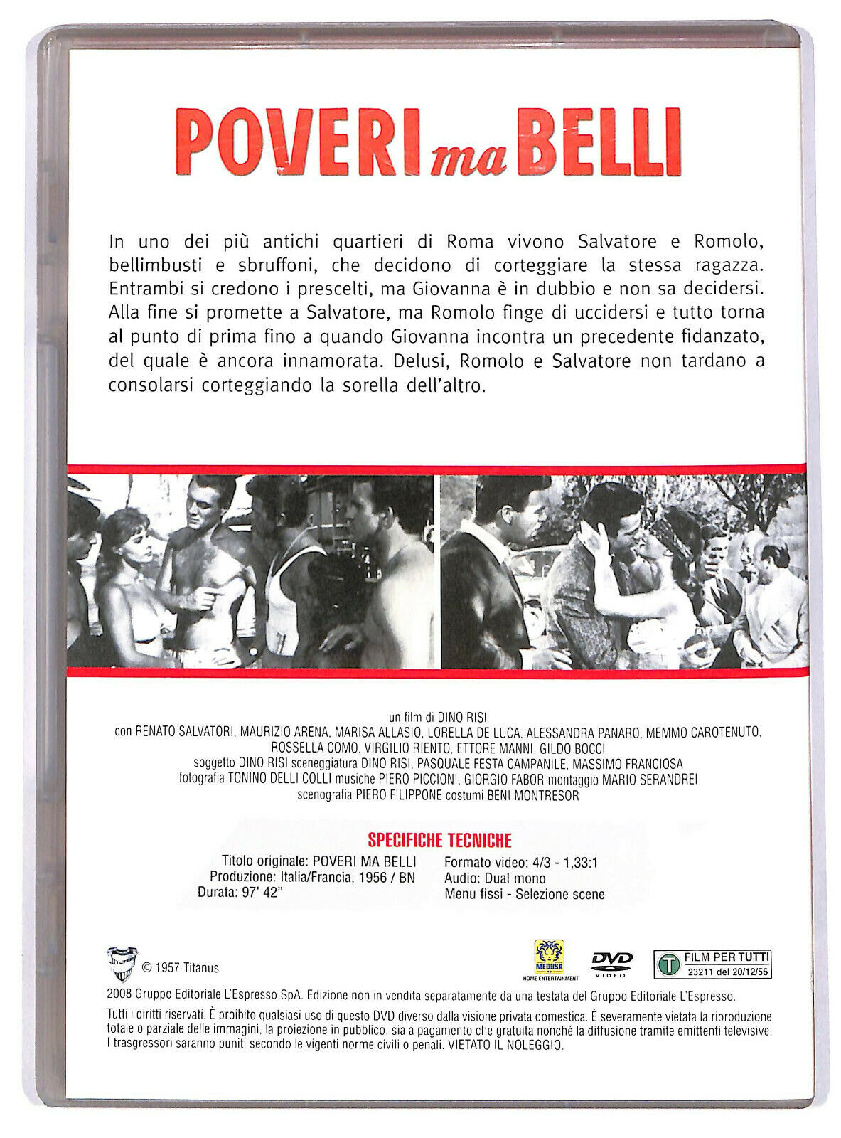 EBOND Poveri Ma Belli Editoriale DVD DB699159