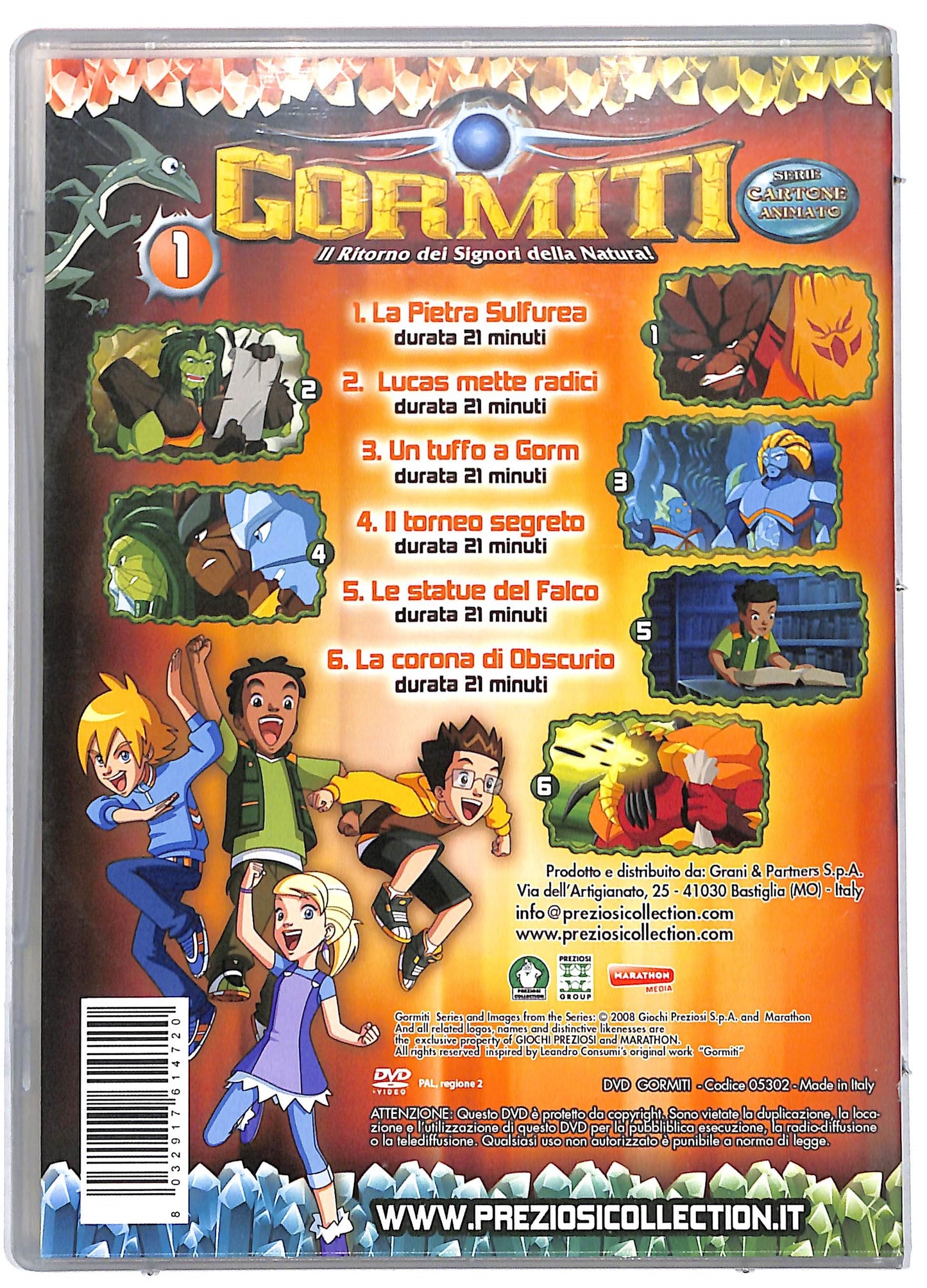 EBOND Gormiti - il ritorno dei signori della natura volume 1 DVD DB699336