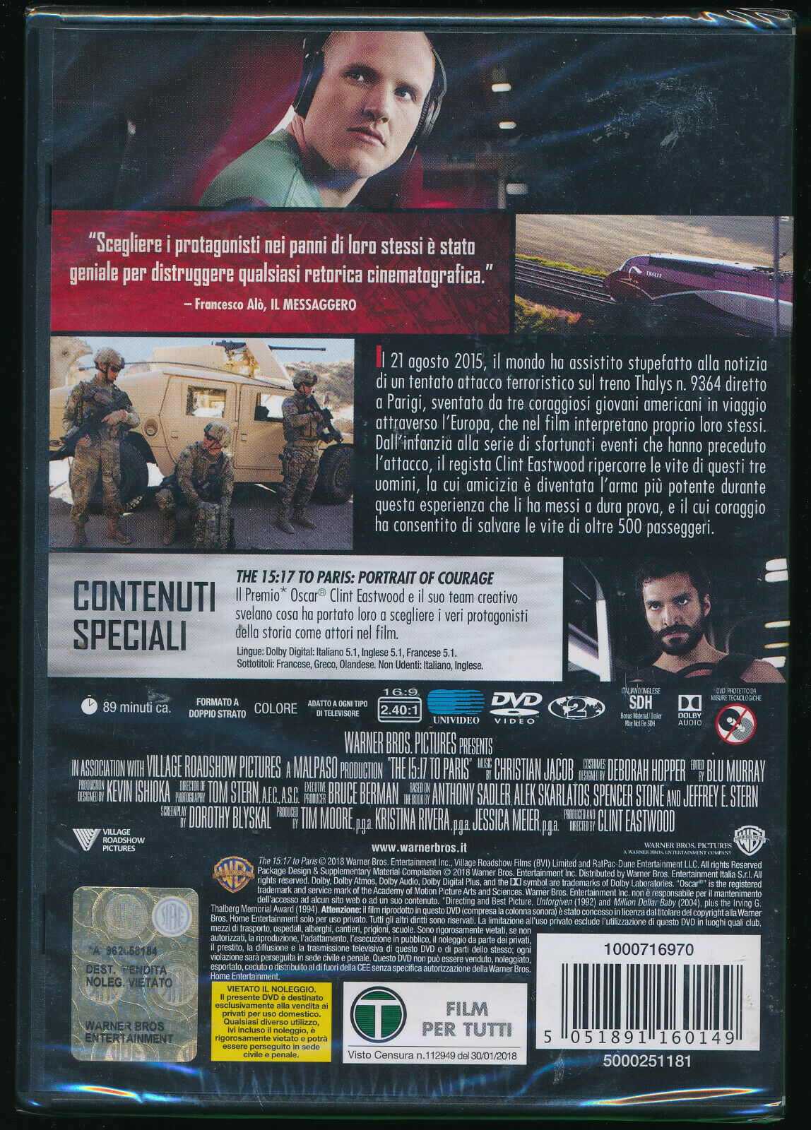 EBOND Ore 15:17 - Attacco Al Treno DVD DB699347